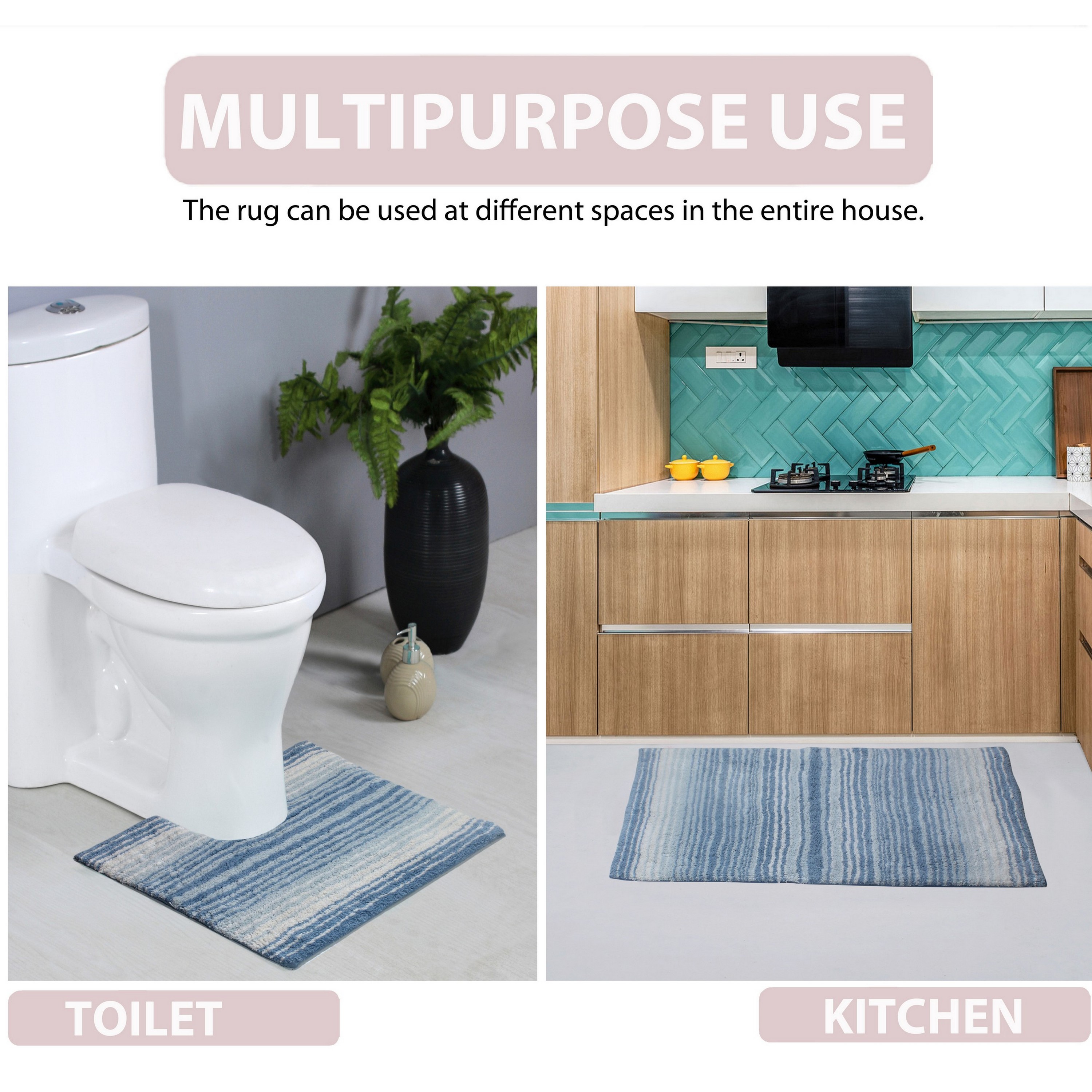 Home Weavers BGRD2134BL Bath-Rugs - View #7
