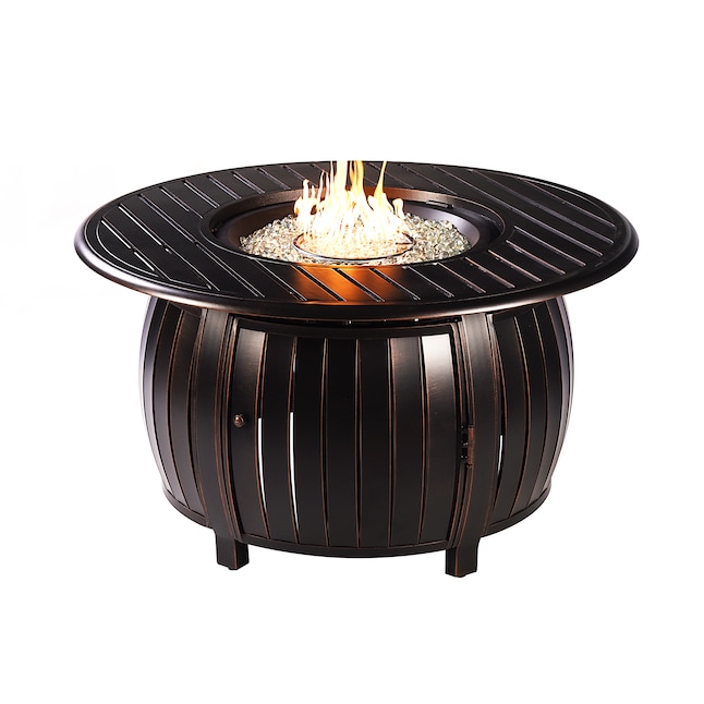 Gas Fire Pits Department At, Agio Fire Pit Natural Gas Conversion