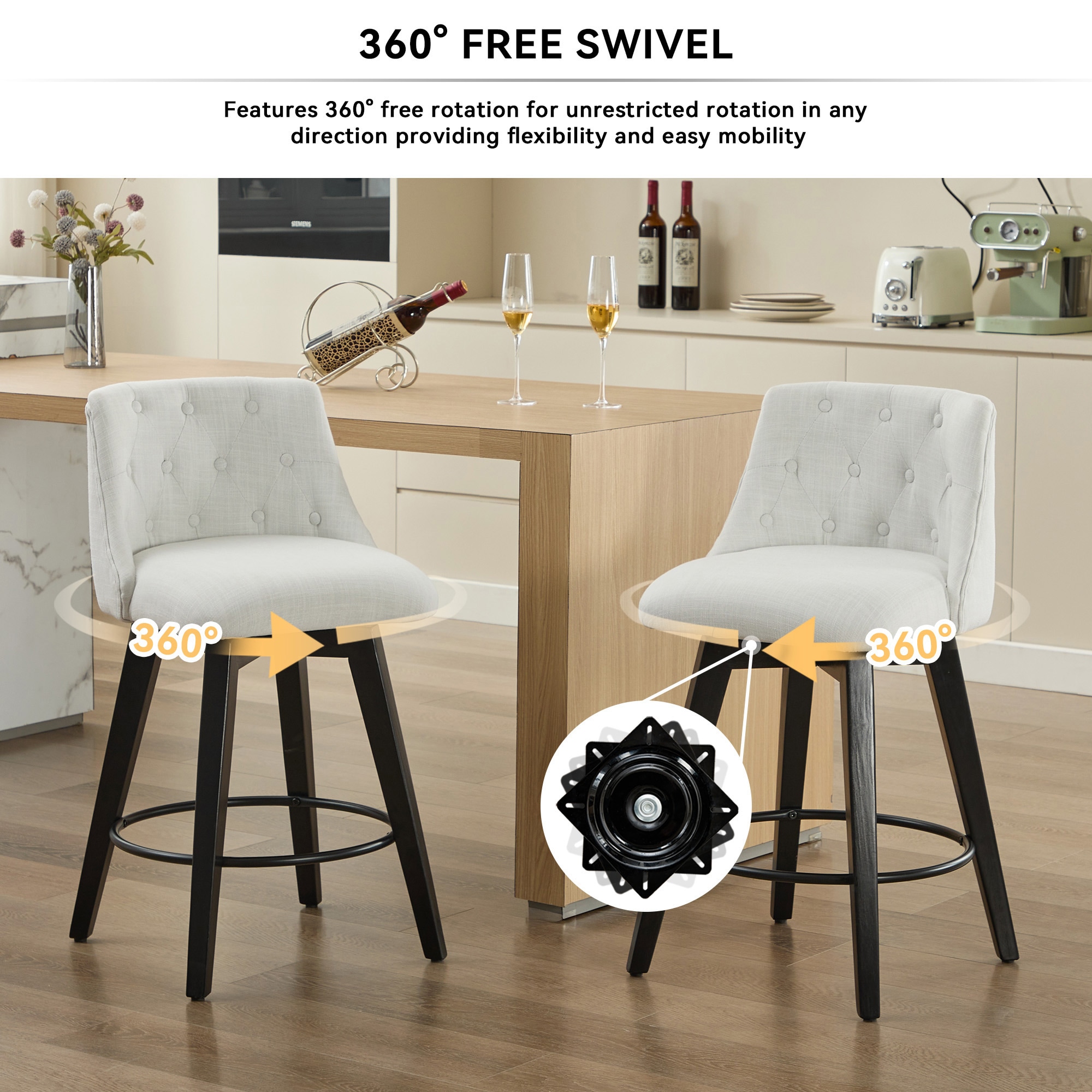 SINOFURN SYA290018WT stools - View #3