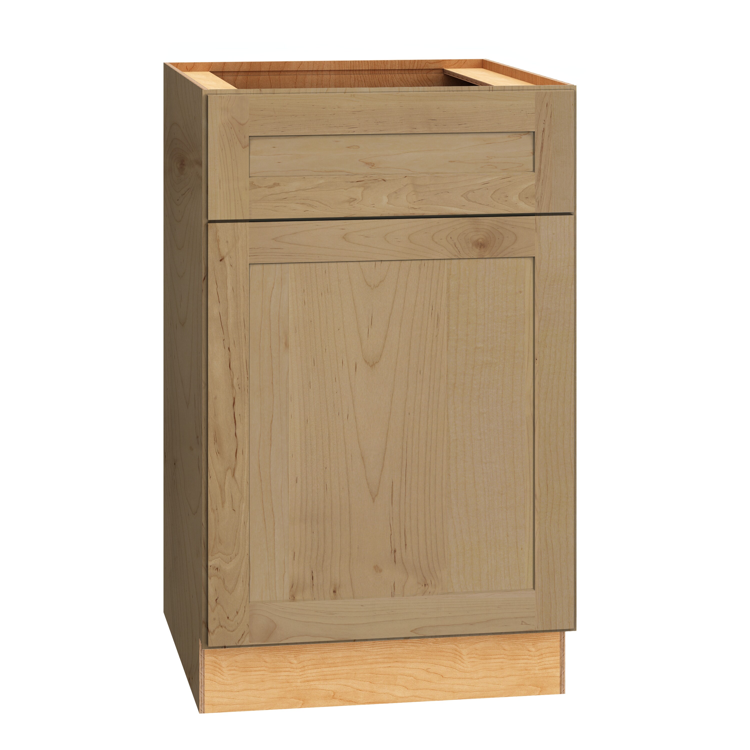 Diamond Express 62K-B21R Jamestown 21-in W x 34.5-in H x 24-in D Coastline Brown Base Fully assembled Plywood Cabinet (Recessed Panel Shaker)