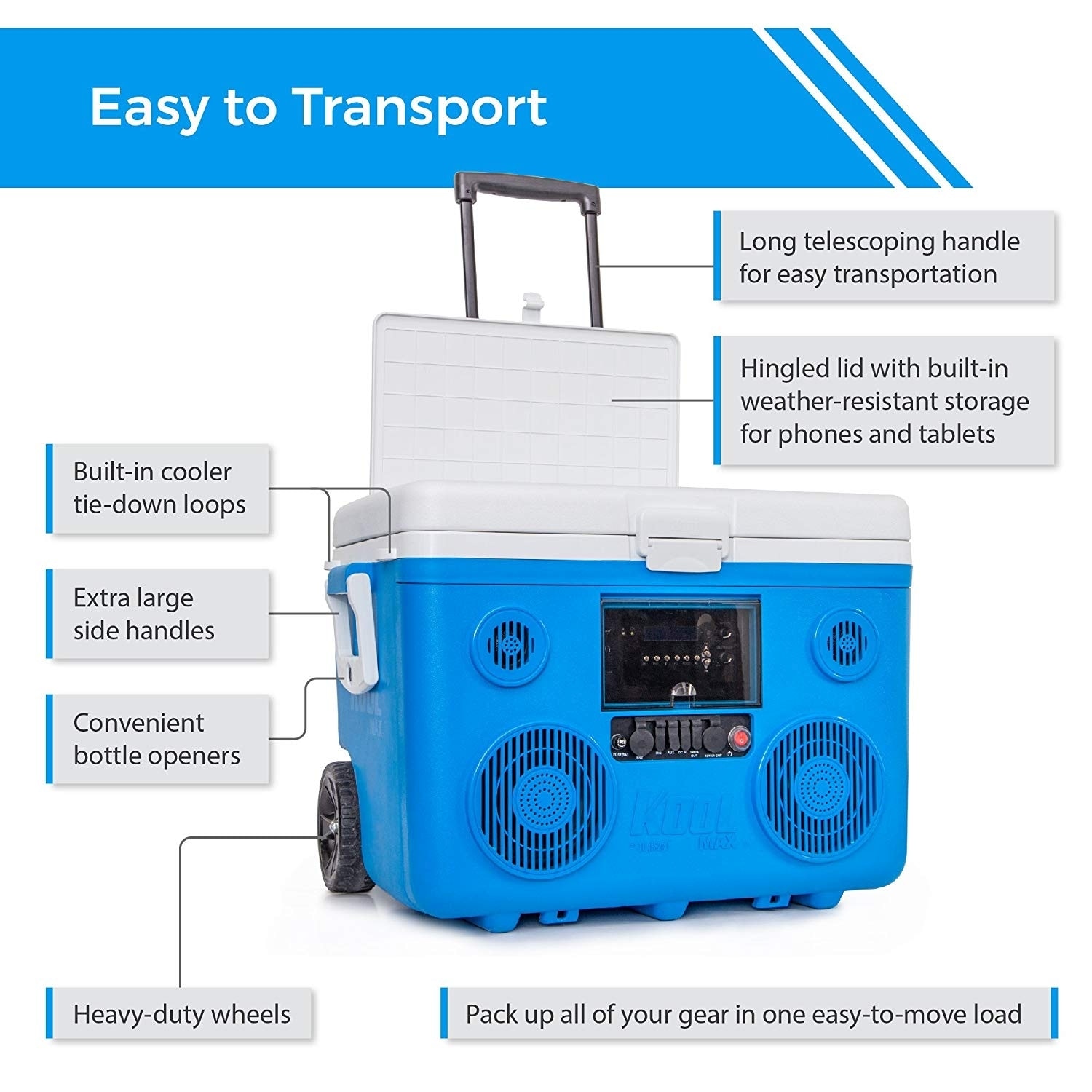 Koozie® Chillin Bluetooth Speaker Cooler