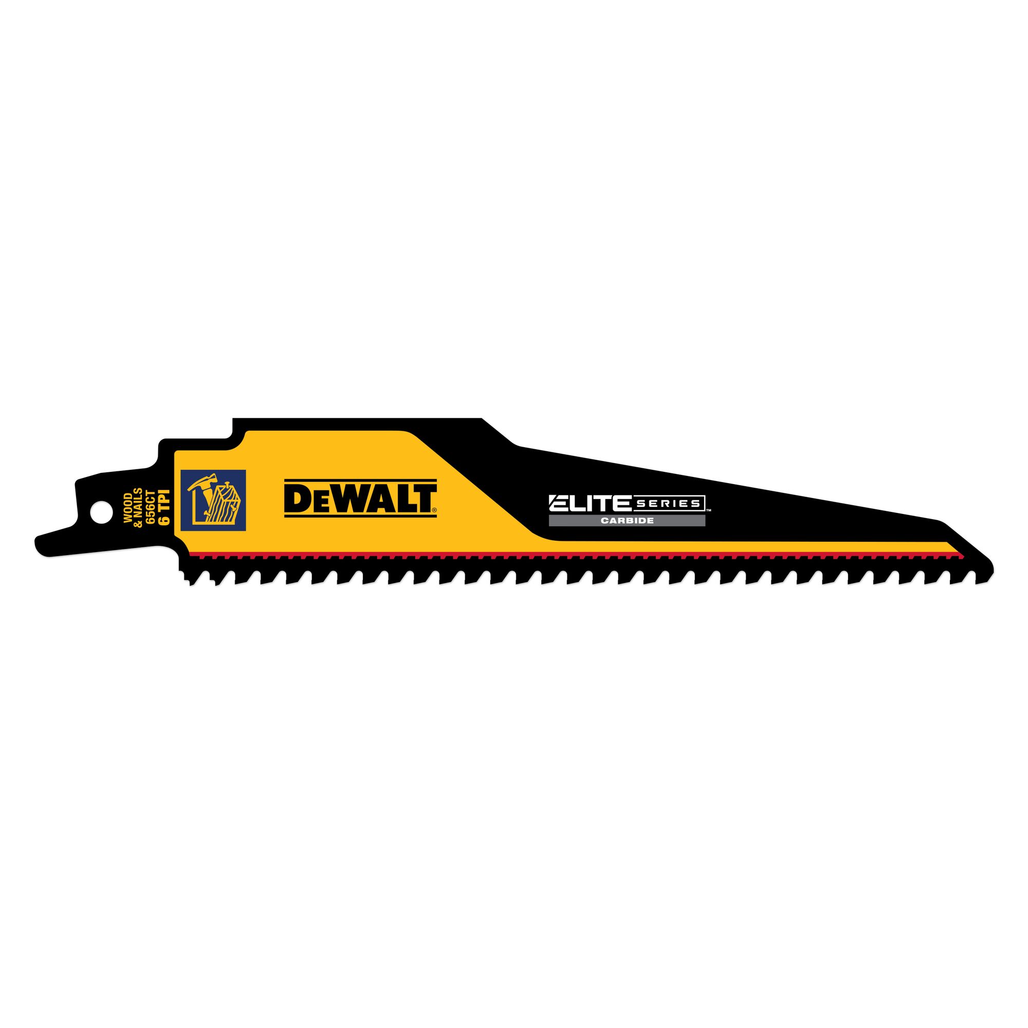 DEWALT Elite 6-in 6 Tpi Demolition Reciprocating Saw Blade (3-Pack)