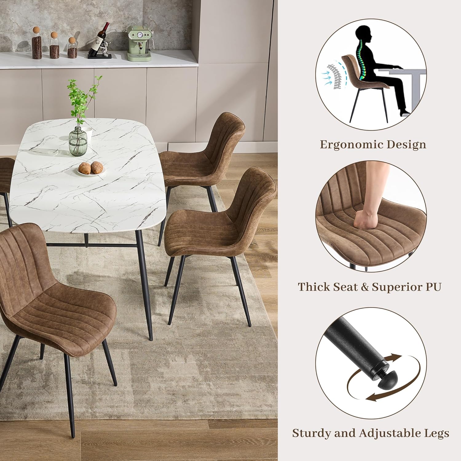 Qeetex PHO-13VI13KG-HNN Dining-Chairs - View #7