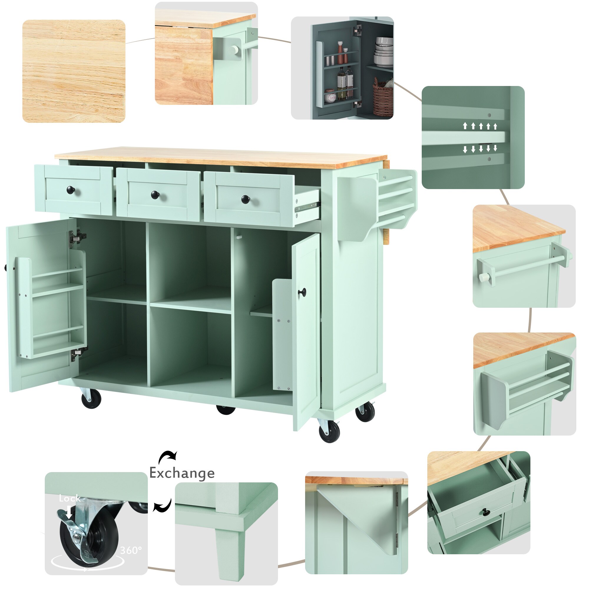 SINOFURN SYB260051GN Kitchen-Furniture - View #4