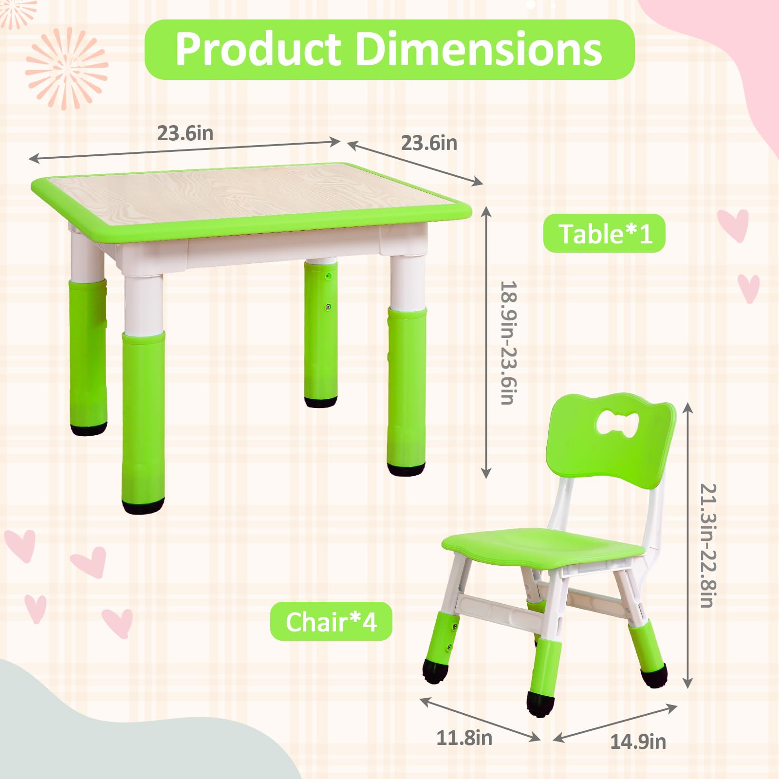DEXSO NOVA-YUMQAM55F2M Kids-Play-Tables - View #7