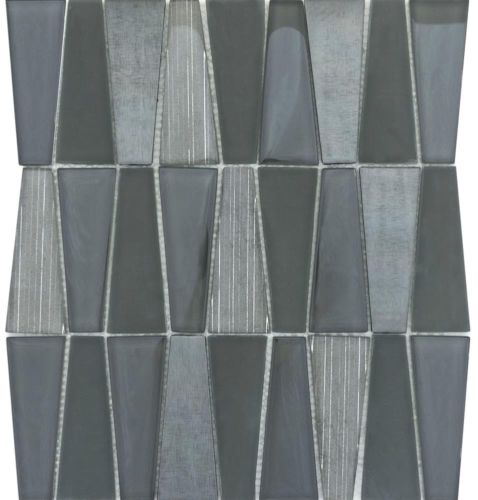 Emser W80IMGELA1112MOT Imagine 10-Pack Lambent 11-in x 12-in Glass/Metal/Stone Border Tile (8.7-sq. ft/ Box Only)