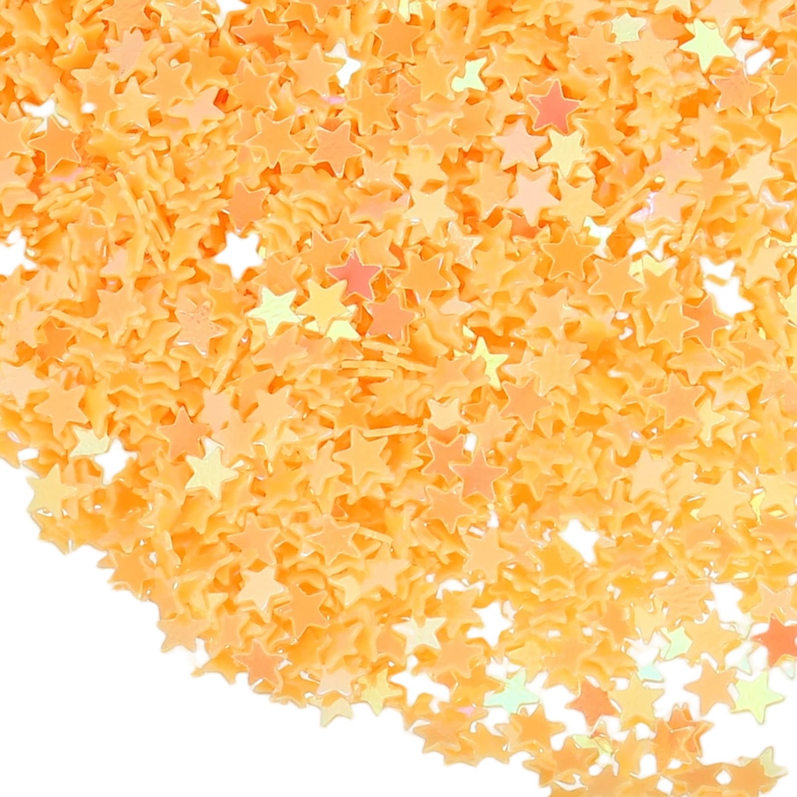 Unique Bargains 1.94oz(55g) Star Glitter Confetti 3mm Art Craft Glitter Holographic Sequins Table Confetti Laser Sequins for Crafts DIY Nail and Party Wedding Festival Decoration Yellow #S26050900UX3637