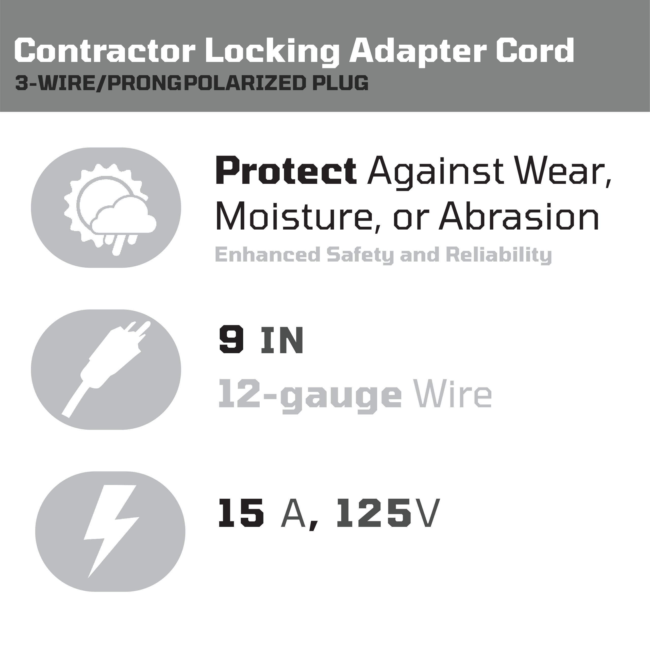 Utilitech 0125 Electrical-Extension-Cords - View #3