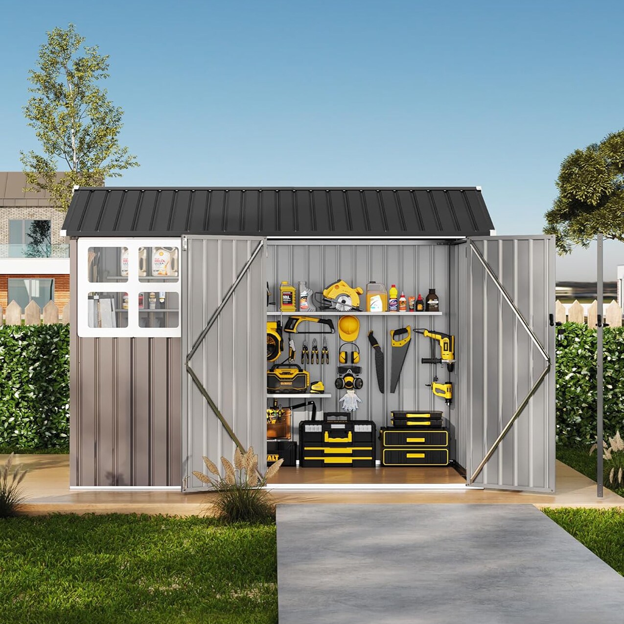 Garvee MIHHZ-H430SVABAC9 Metal-Storage-Buildings-Sheds - View #5