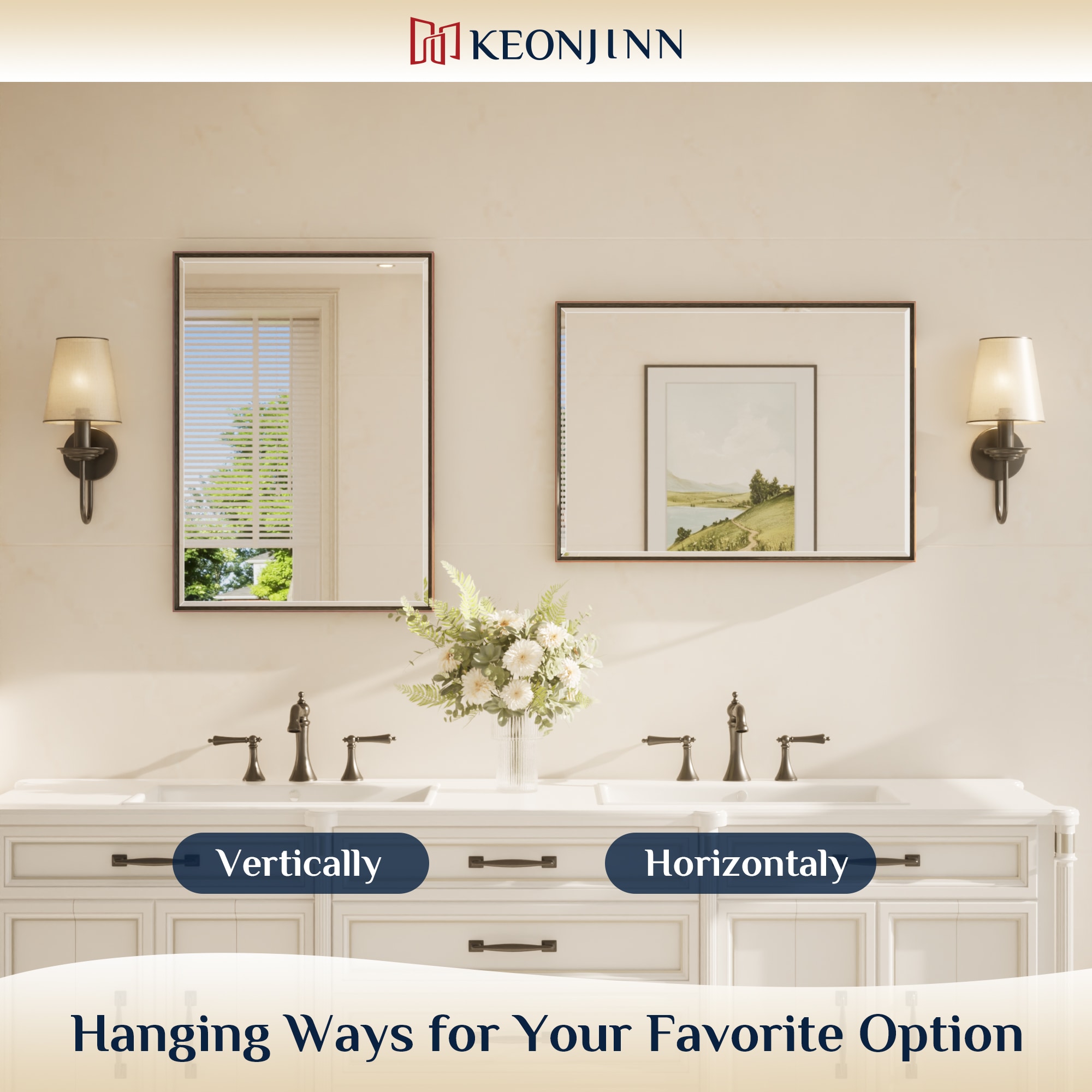 Keonjinn LW-JSK-XB-10175-OB Decor-Mirrors - View #7