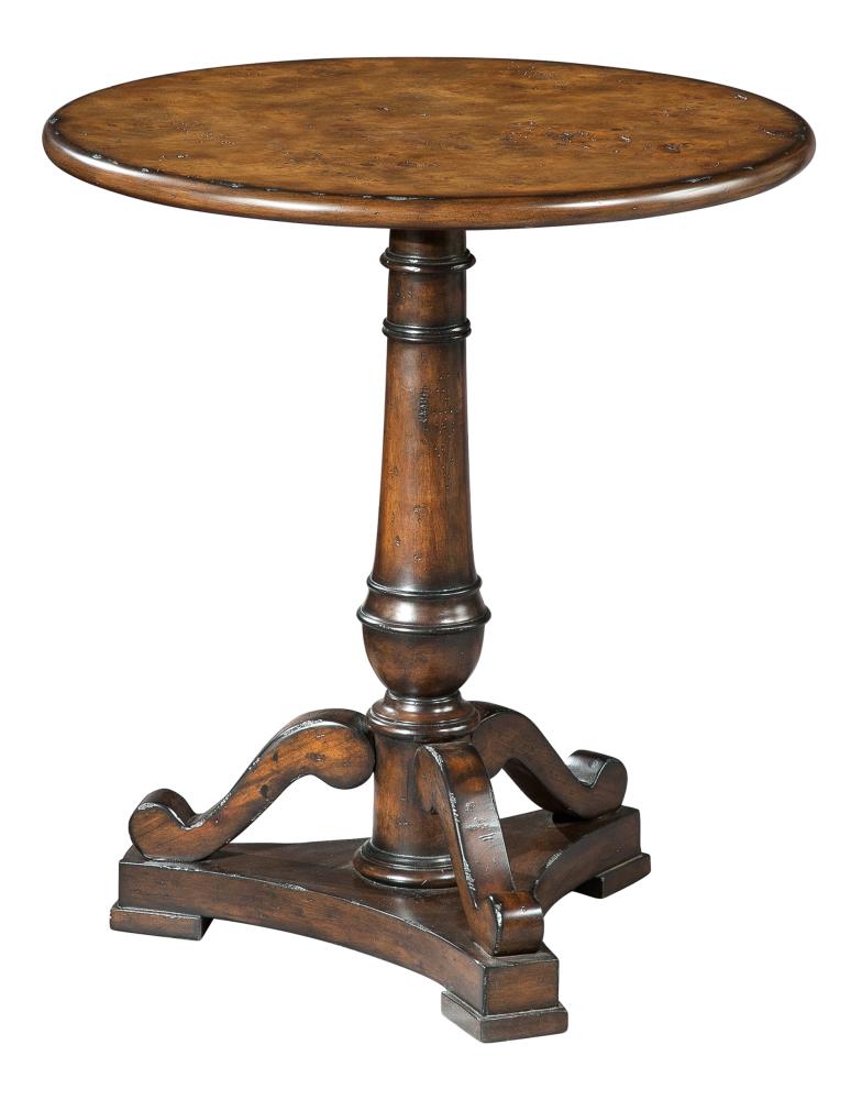 Hekman Hekman accents Special Reserve Wood Round Rustic End Table at ...