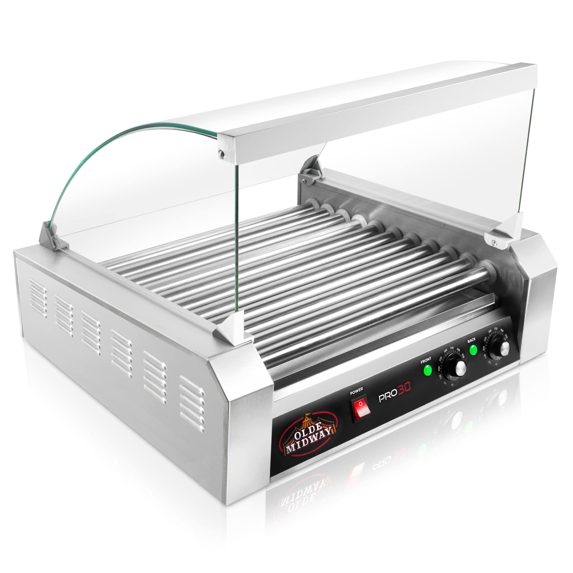 Olde Midway CON-ROLL-PRO30-CVR Hot-Dog-Cookers - View #2