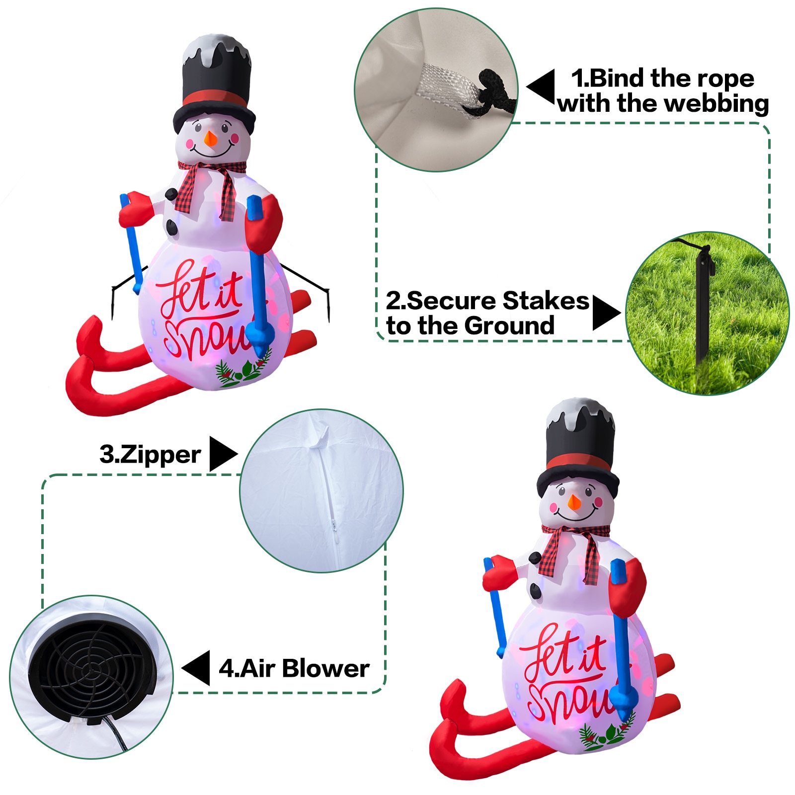 Jumpfly IDC2502 Christmas-Inflatables - View #6