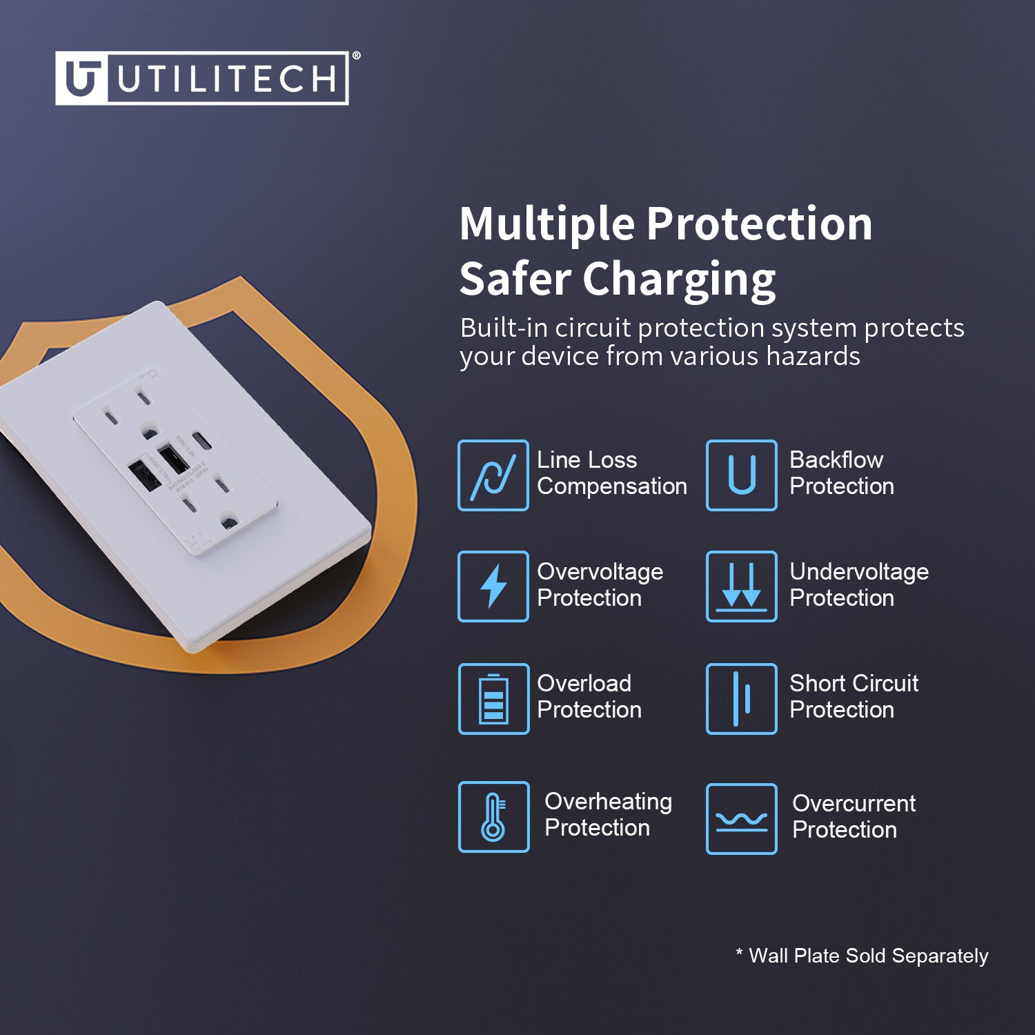 Utilitech R1815D60AAC-WH6 receptacles - View #4