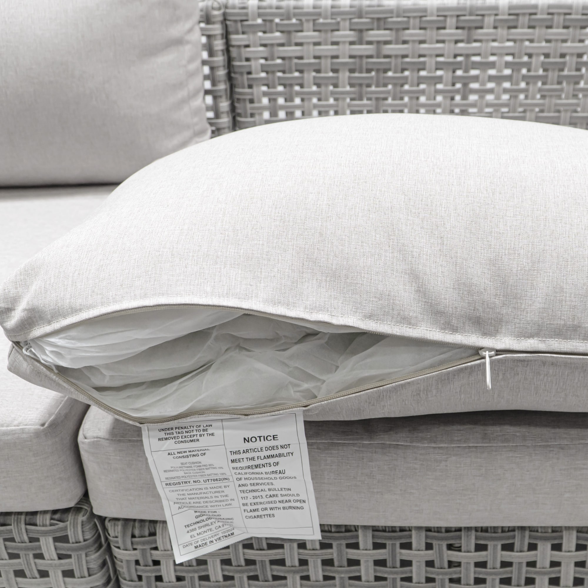 SINOFURN SYB260074GY Patio-Sofas-Daybeds - View #8