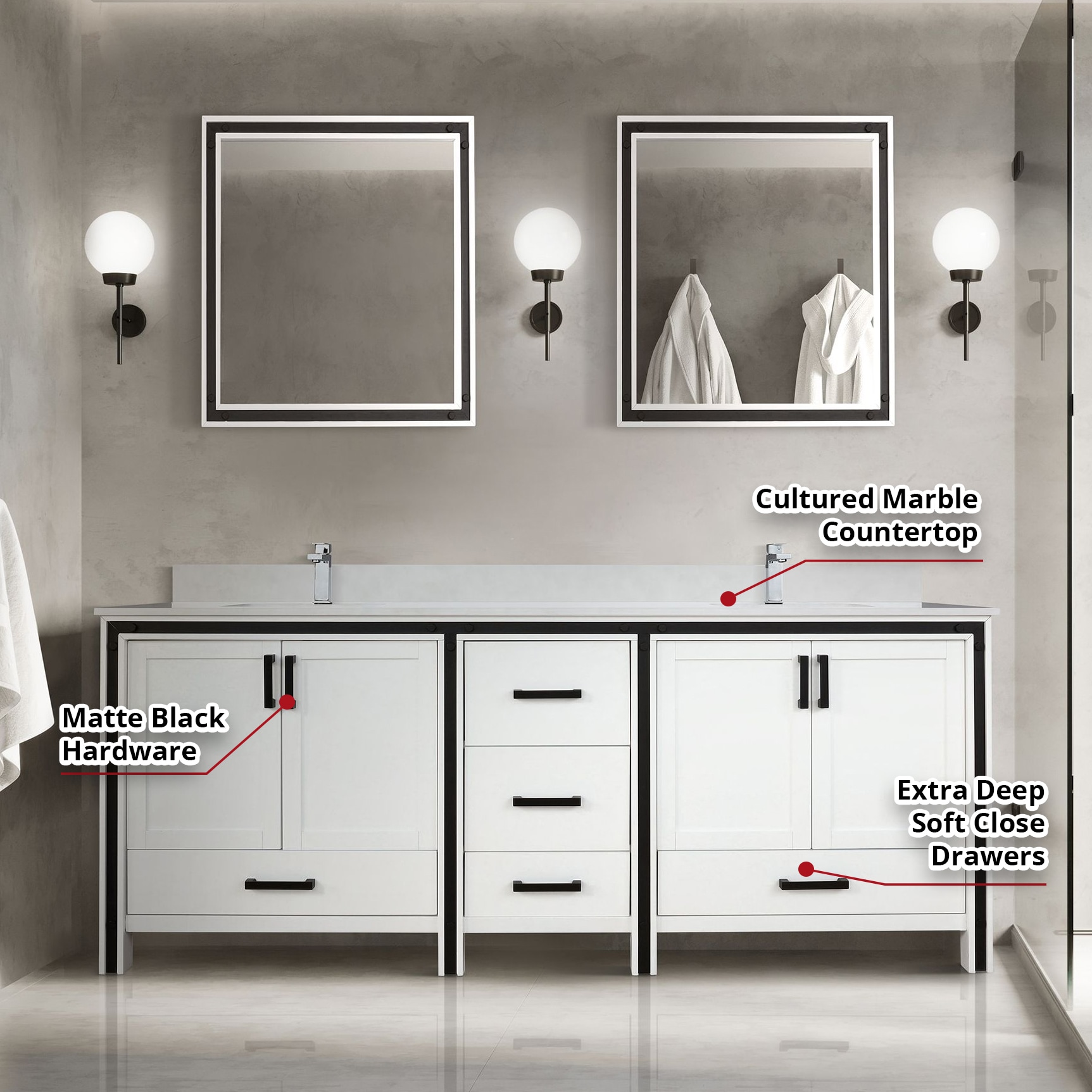 Lexora LZV352280SA00000 vanities - View #8
