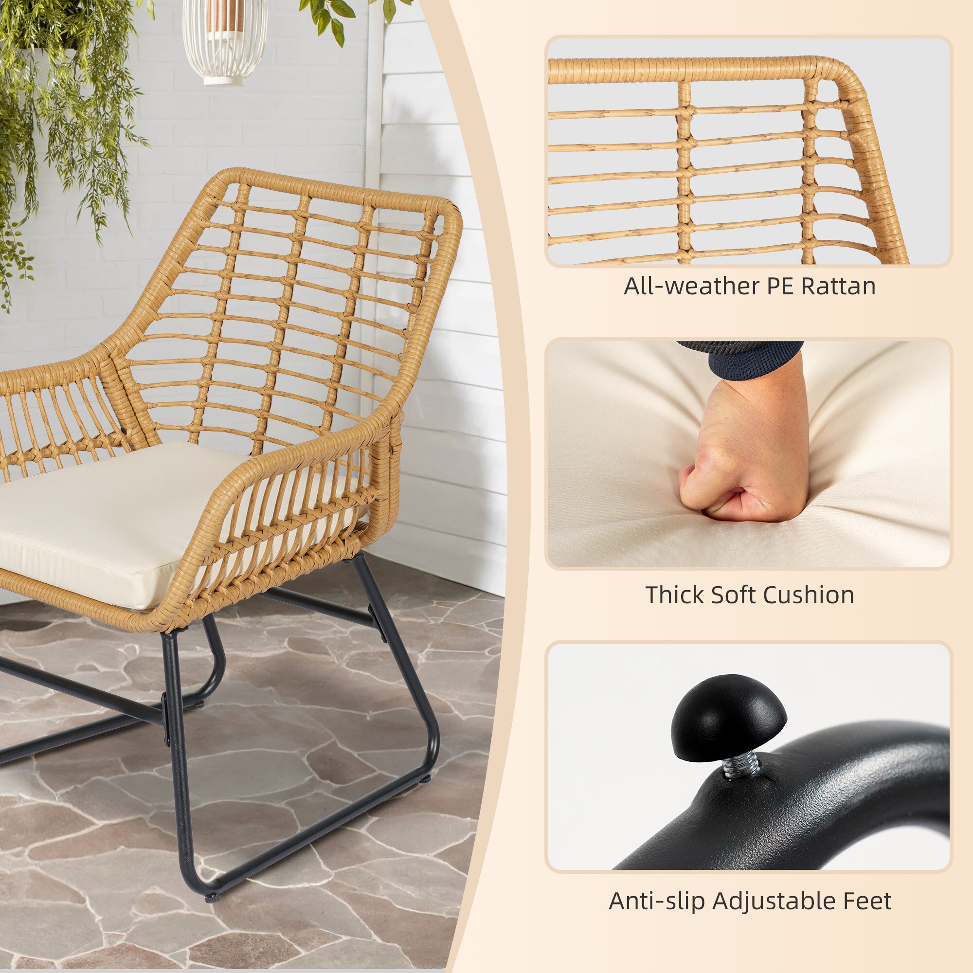 Grearden ZHNF210359-BG Patio-Conversation-Sets - View #8