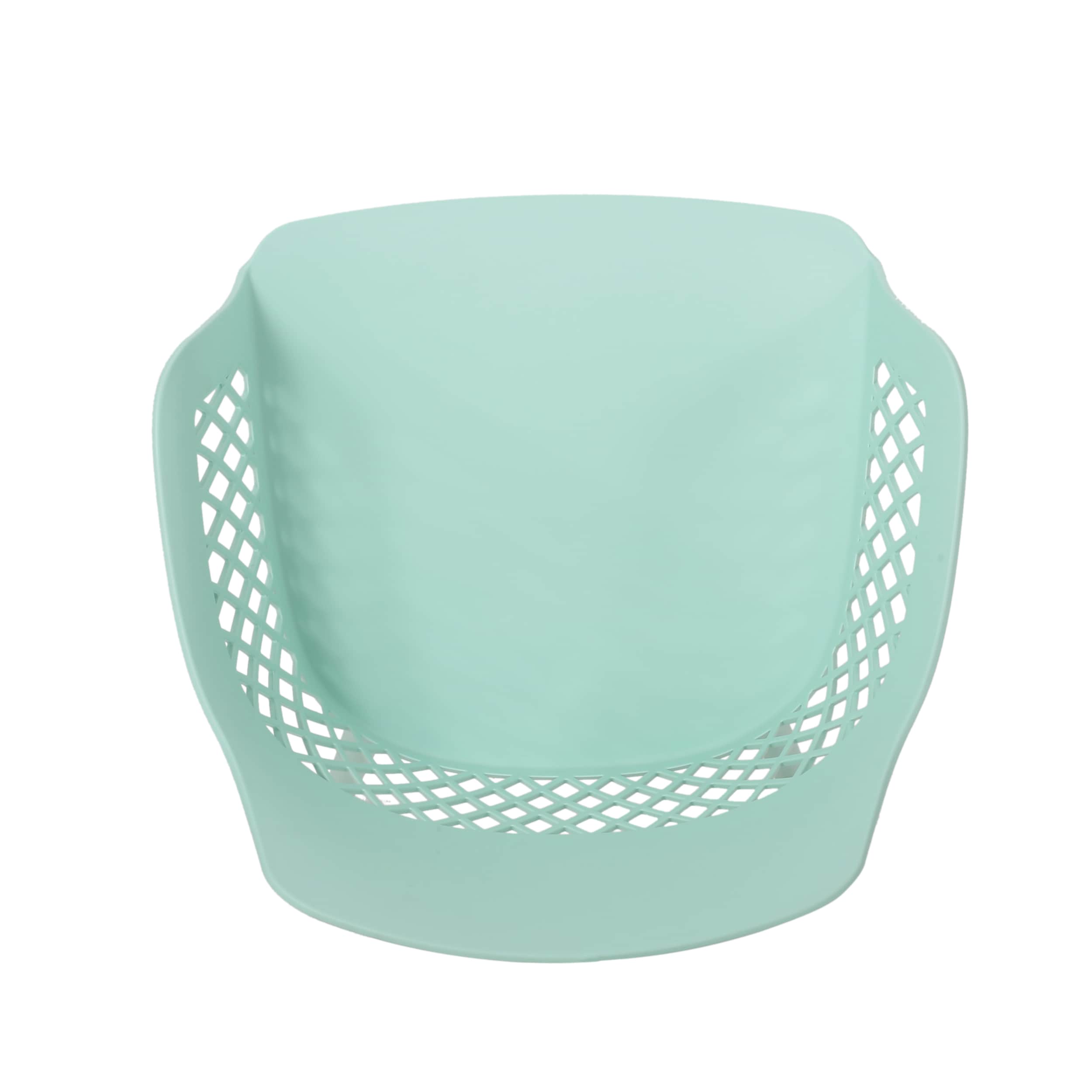 Mint Polypropylene Resin Modern Outdoor Dining Chair Set