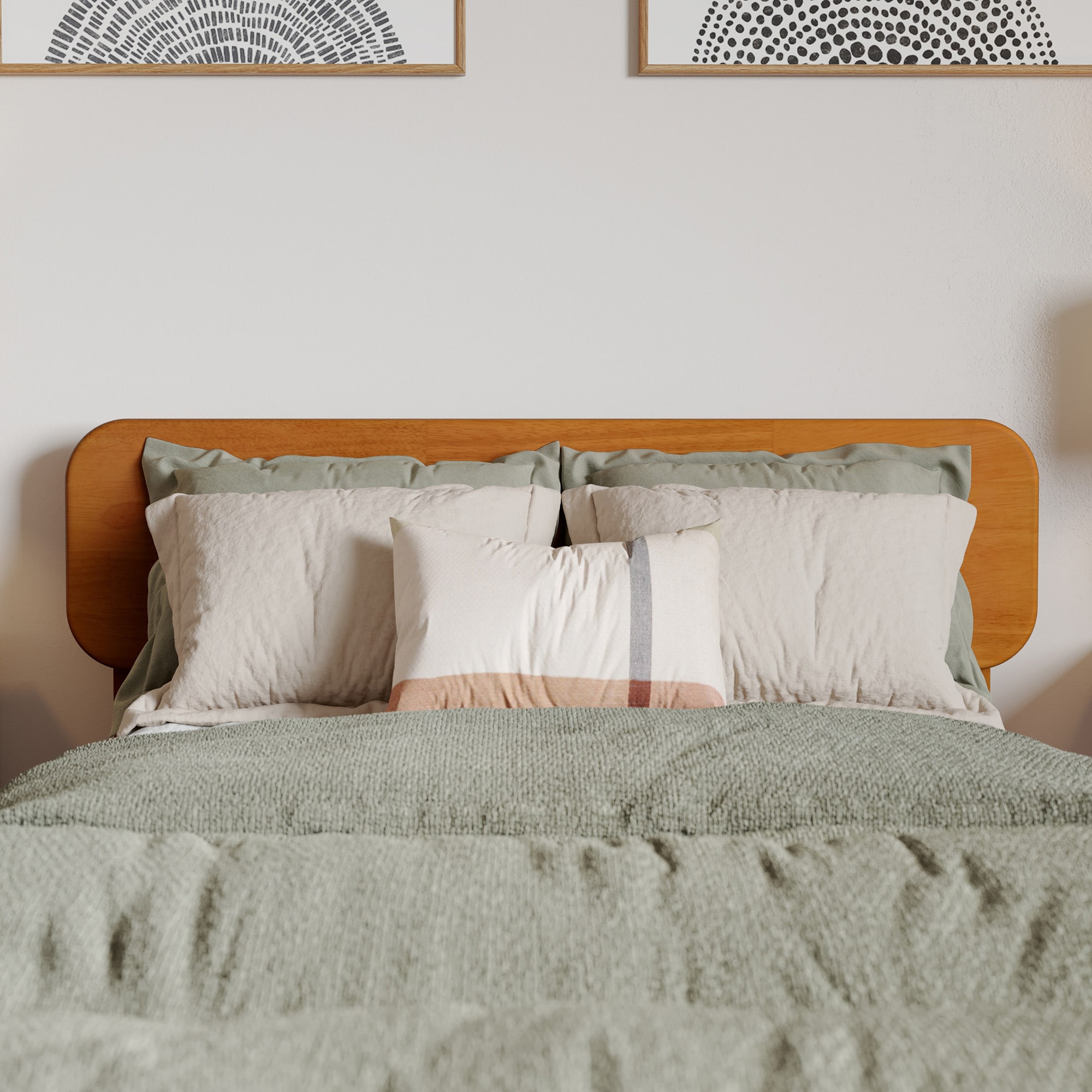 AFI AR29682T Florence Light Toffee Twin Headboard