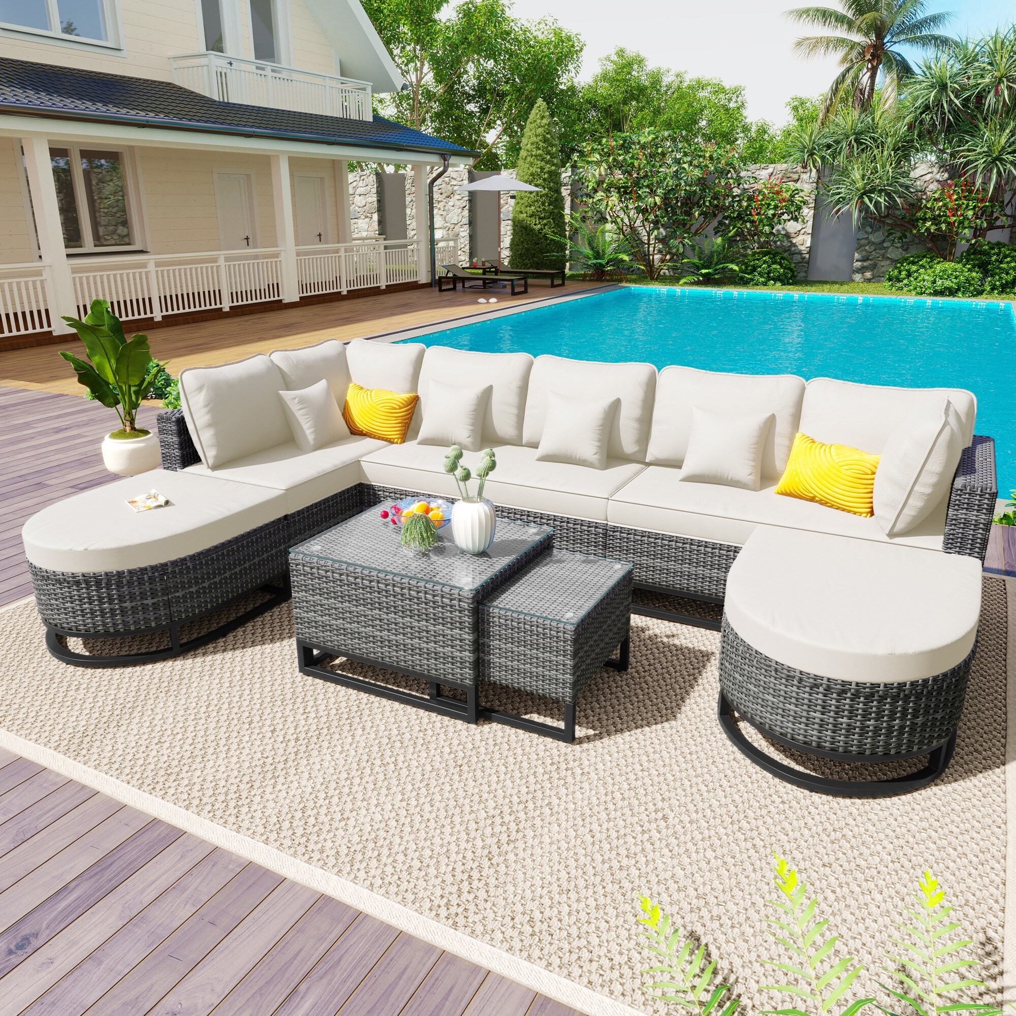 Yulika OPSOFAELL015 Patio-Sofas-Daybeds - View #3