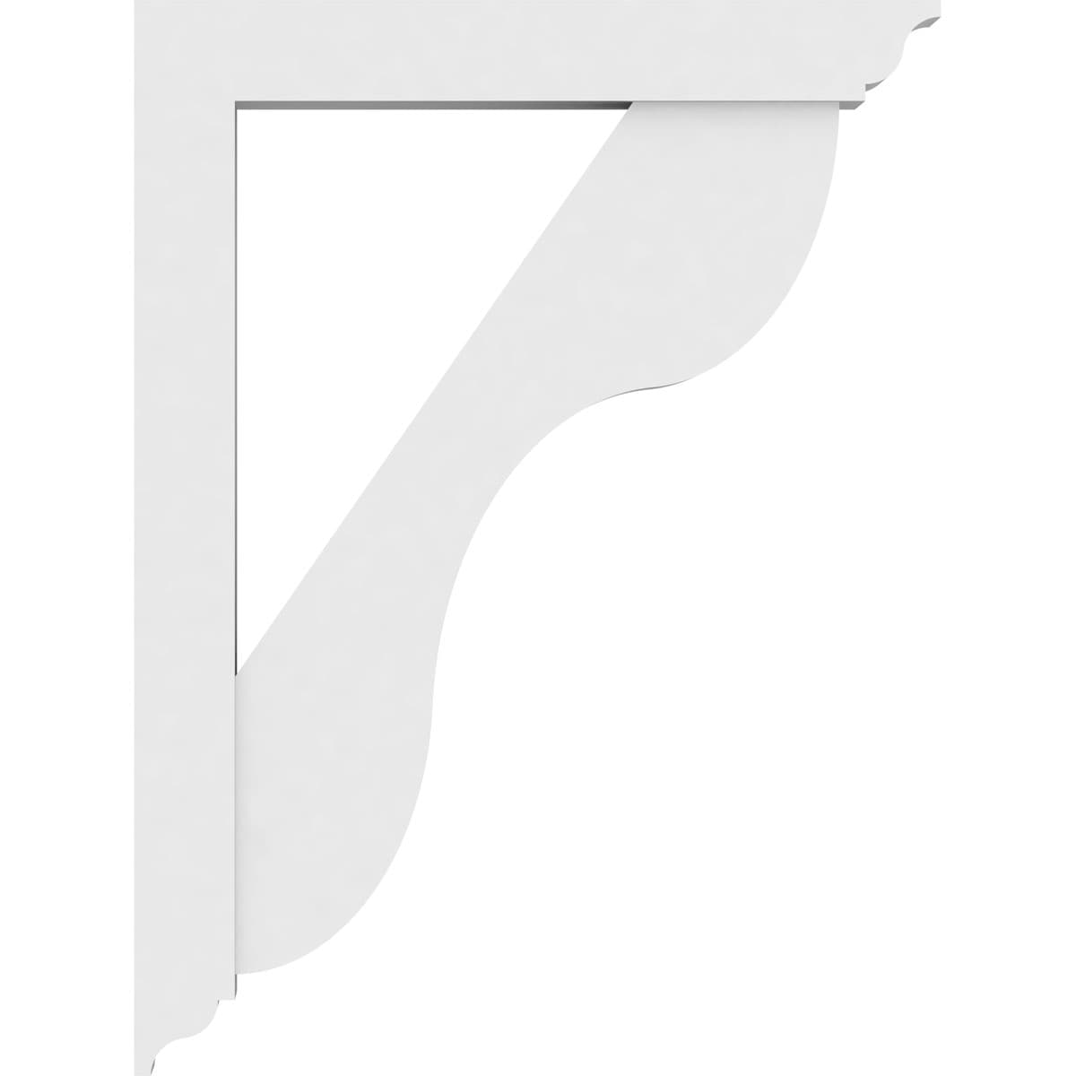Ekena Millwork BKTP03X24X32CAR01 Exterior-Brackets-Braces - View #3