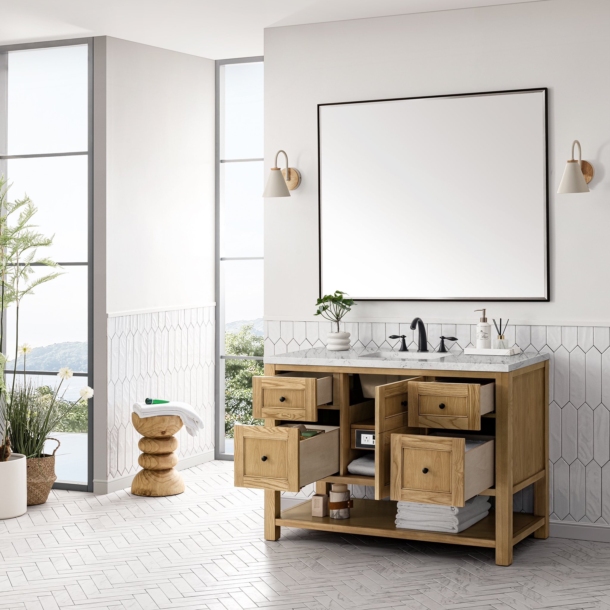 James Martin Vanities 330-V48-LNO-FEJP Bath-Vanity-Combo - View #7