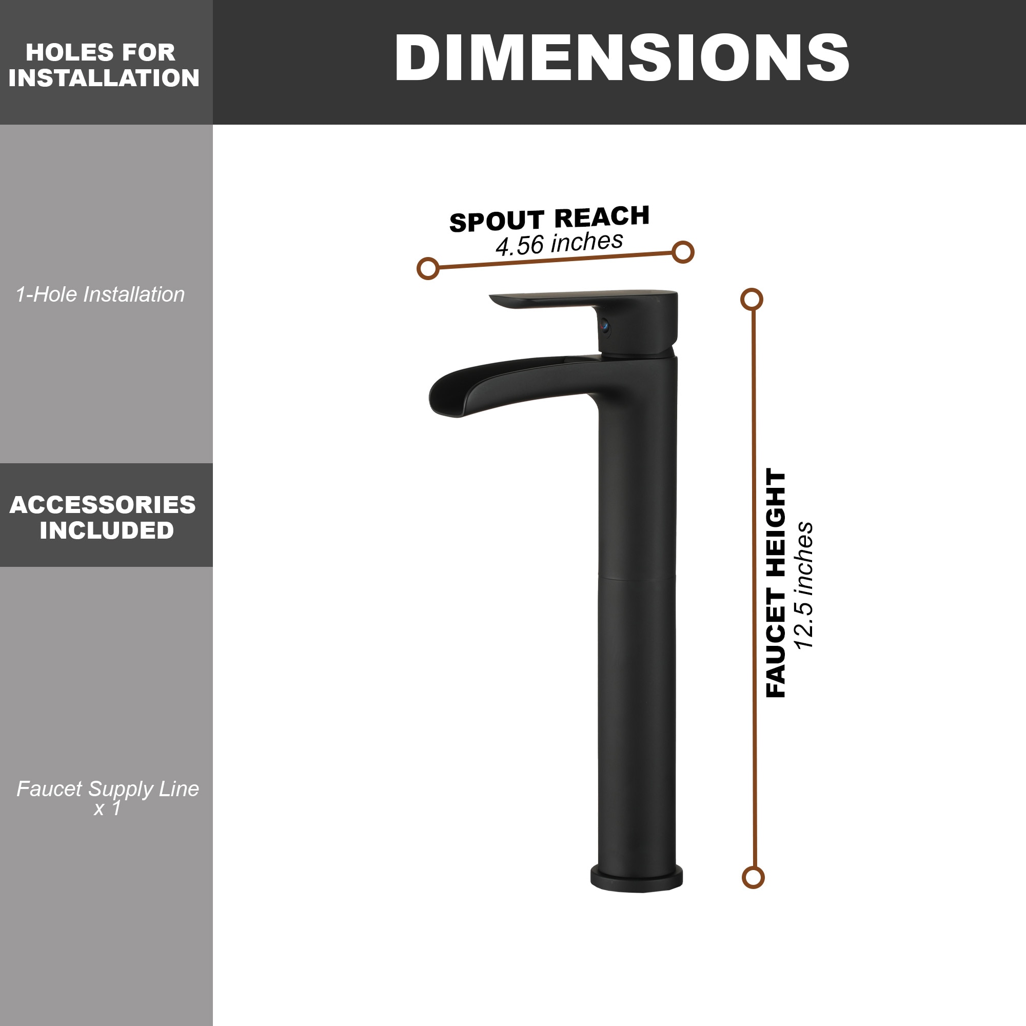 CASAINC KCLT0010-MB Lavatory-Faucets - View #5