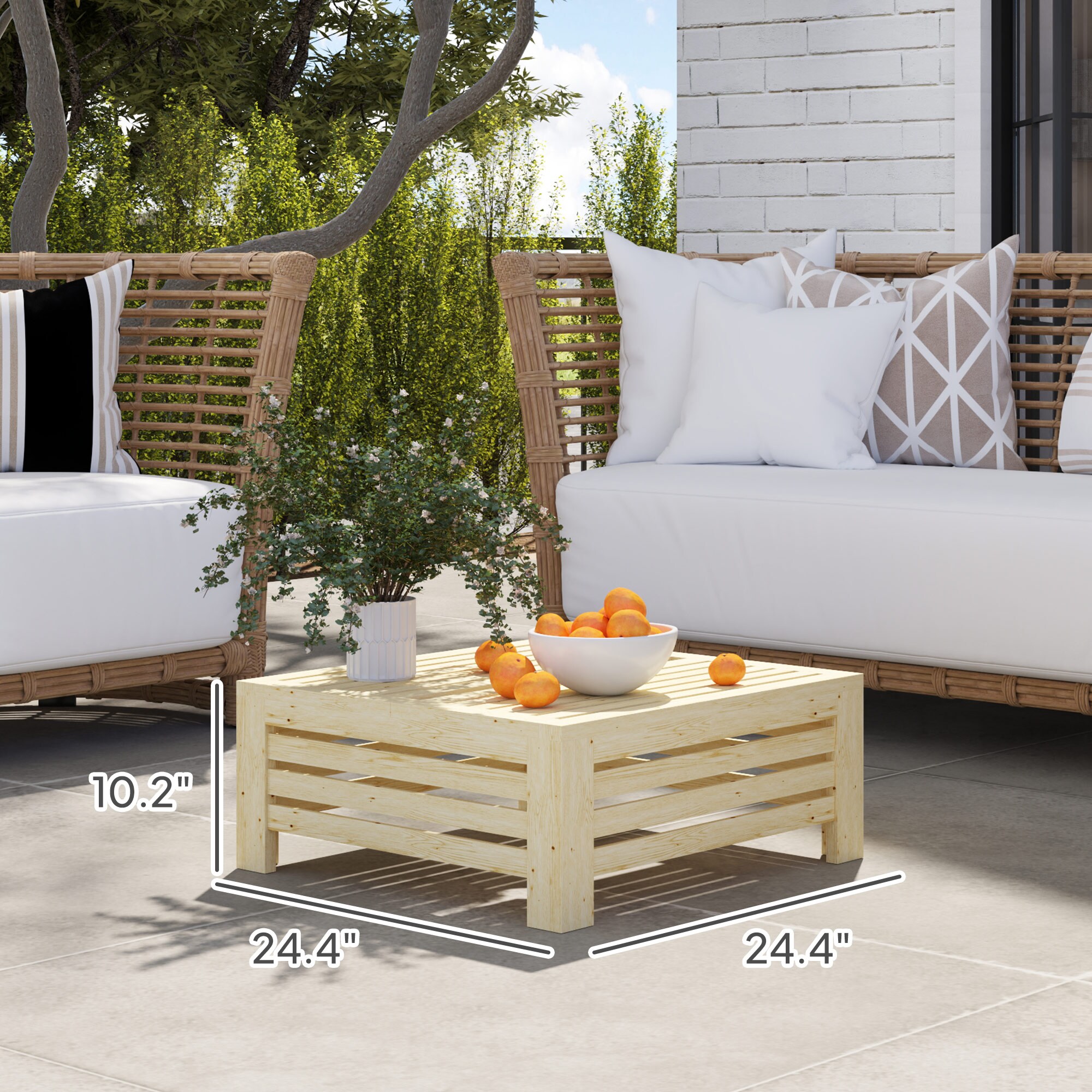 Outsunny 84D-335V00ND Umbrella-Bases - View #3