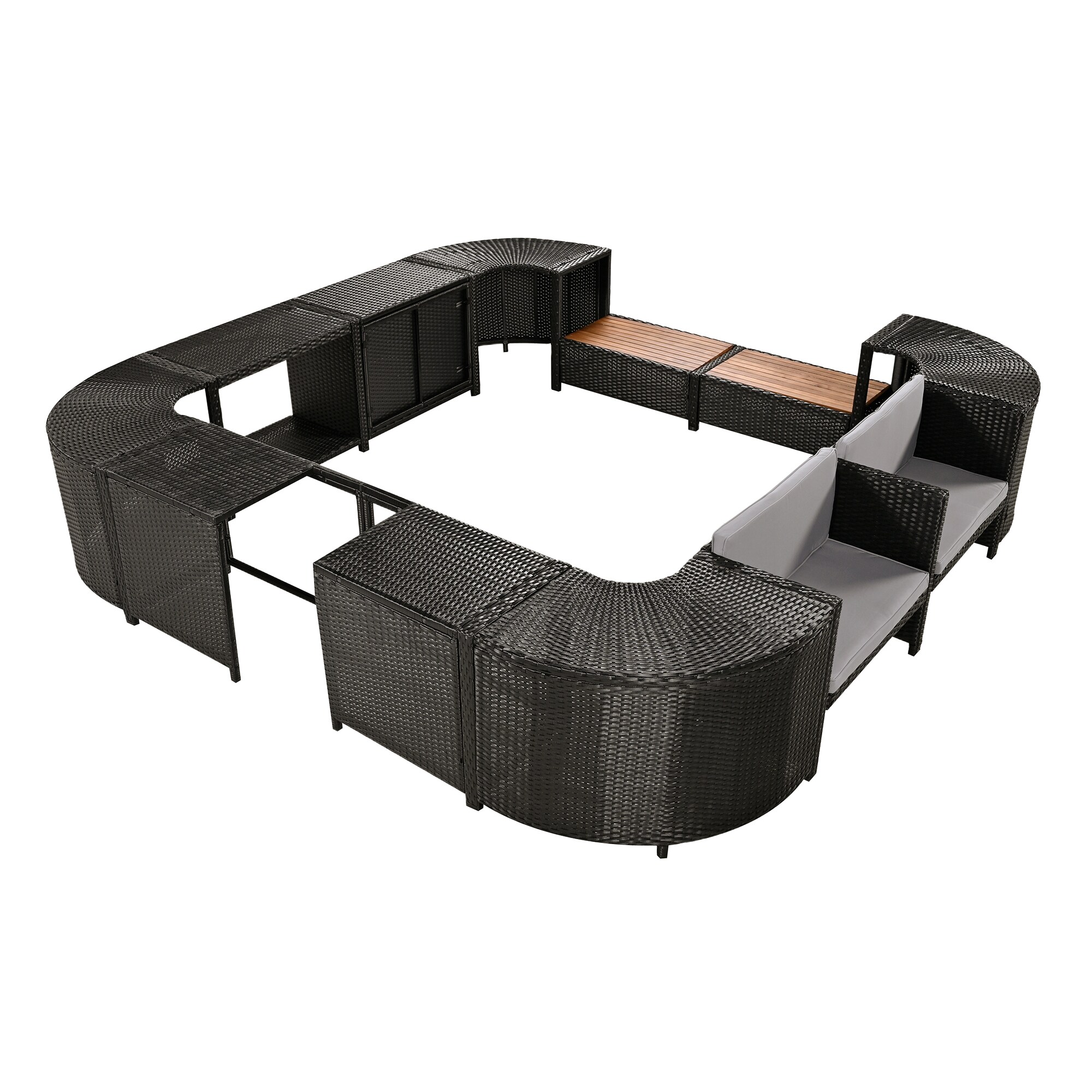 ModernLuxe L-SZ000070AAE Patio-Sofas-Daybeds - View #10