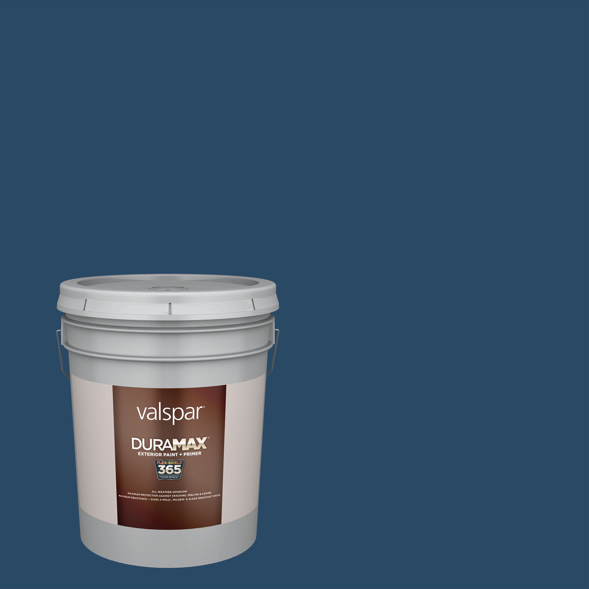 Valspar 4009-7-10605 Duramax Semi-gloss Indigo Cloth 4009-7 Latex Exterior Paint + Primer ( 5-gallon )