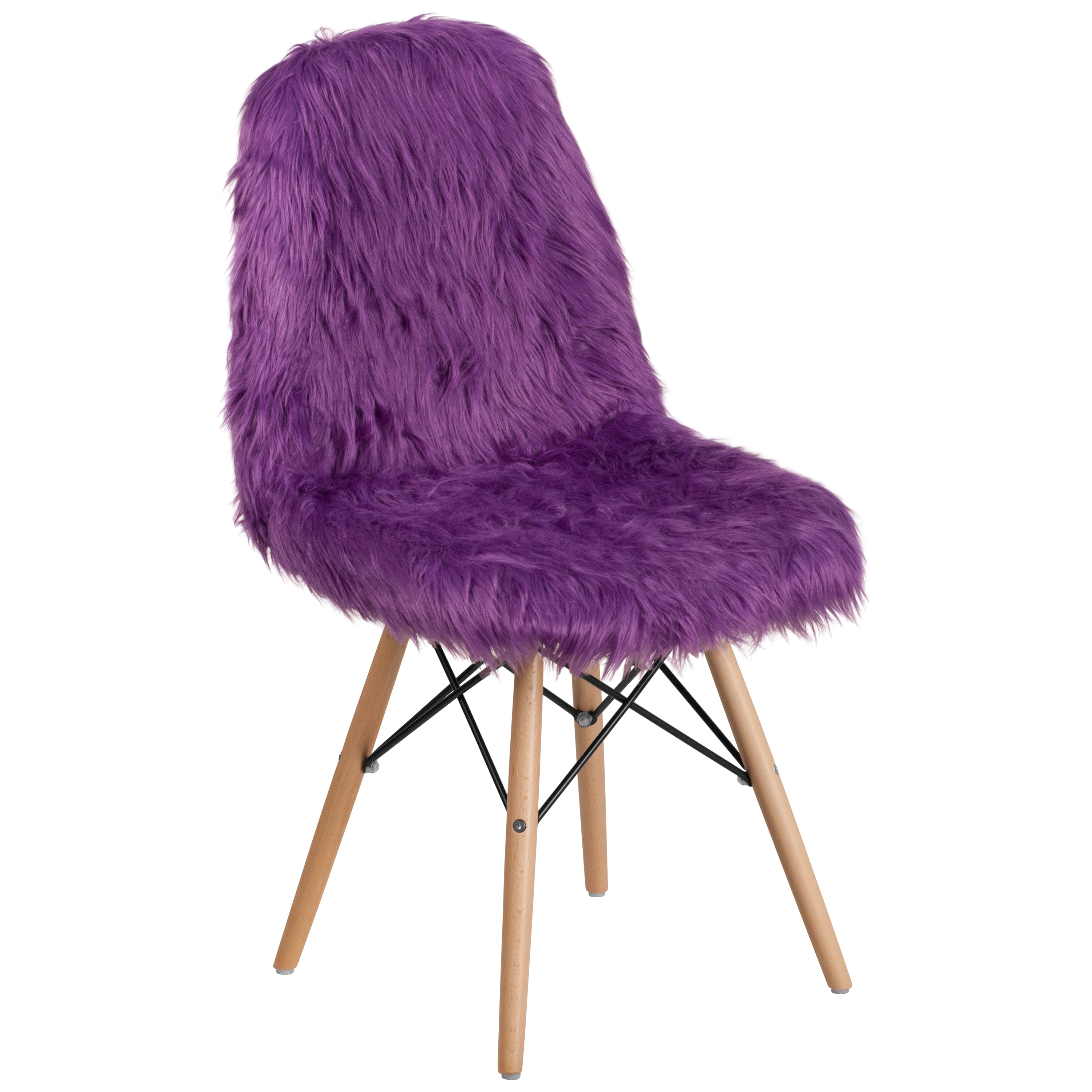 Flash Furniture 889142207436 Modern Purple Accent Chair