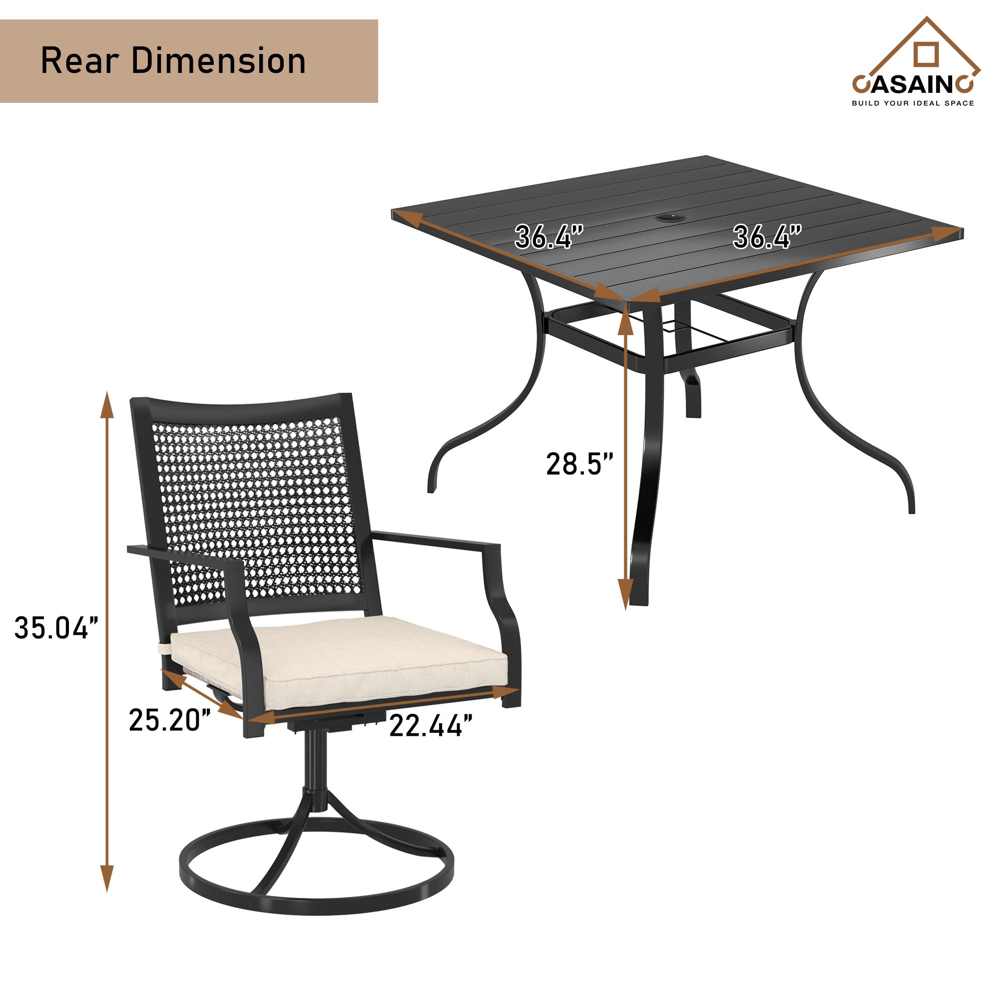 CASAINC CAC3312T962 Patio-Dining-Sets - View #8