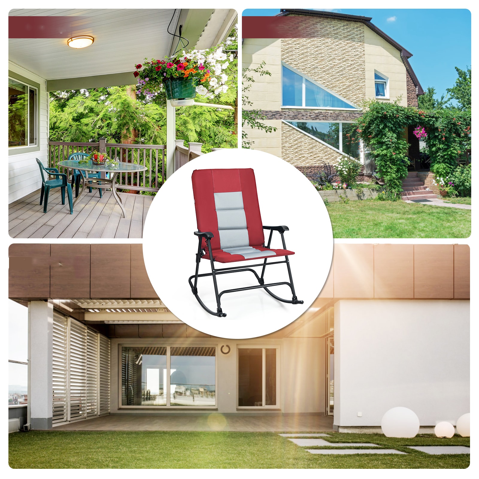 Costway OP70500RE Patio-Chairs - View #6
