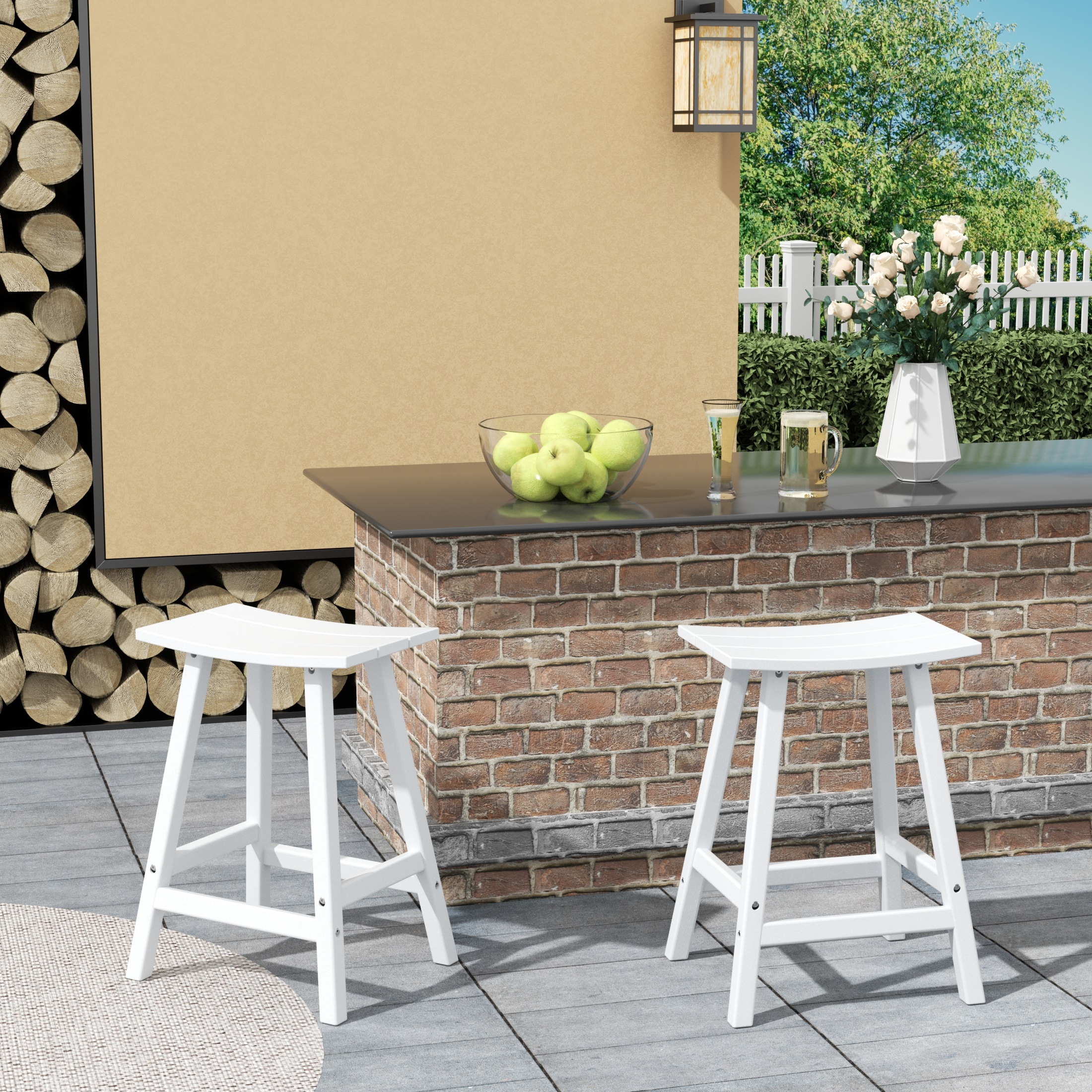 Westin Furniture OP7002-24-WH2 Patio-Chairs - View #2