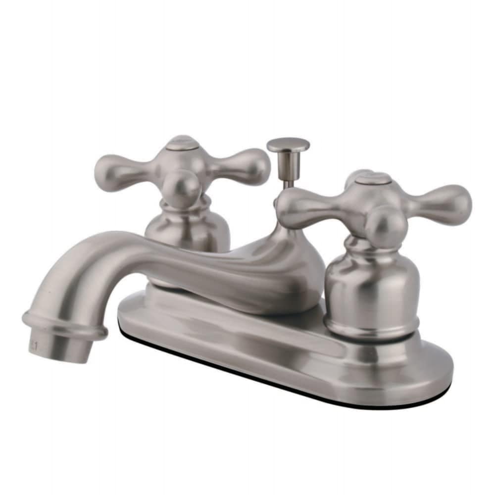 Kingston Brass - KB60.AX Restoration 1.2 GPM Centerset Bathroom Faucet with PopUp Drain Assembly