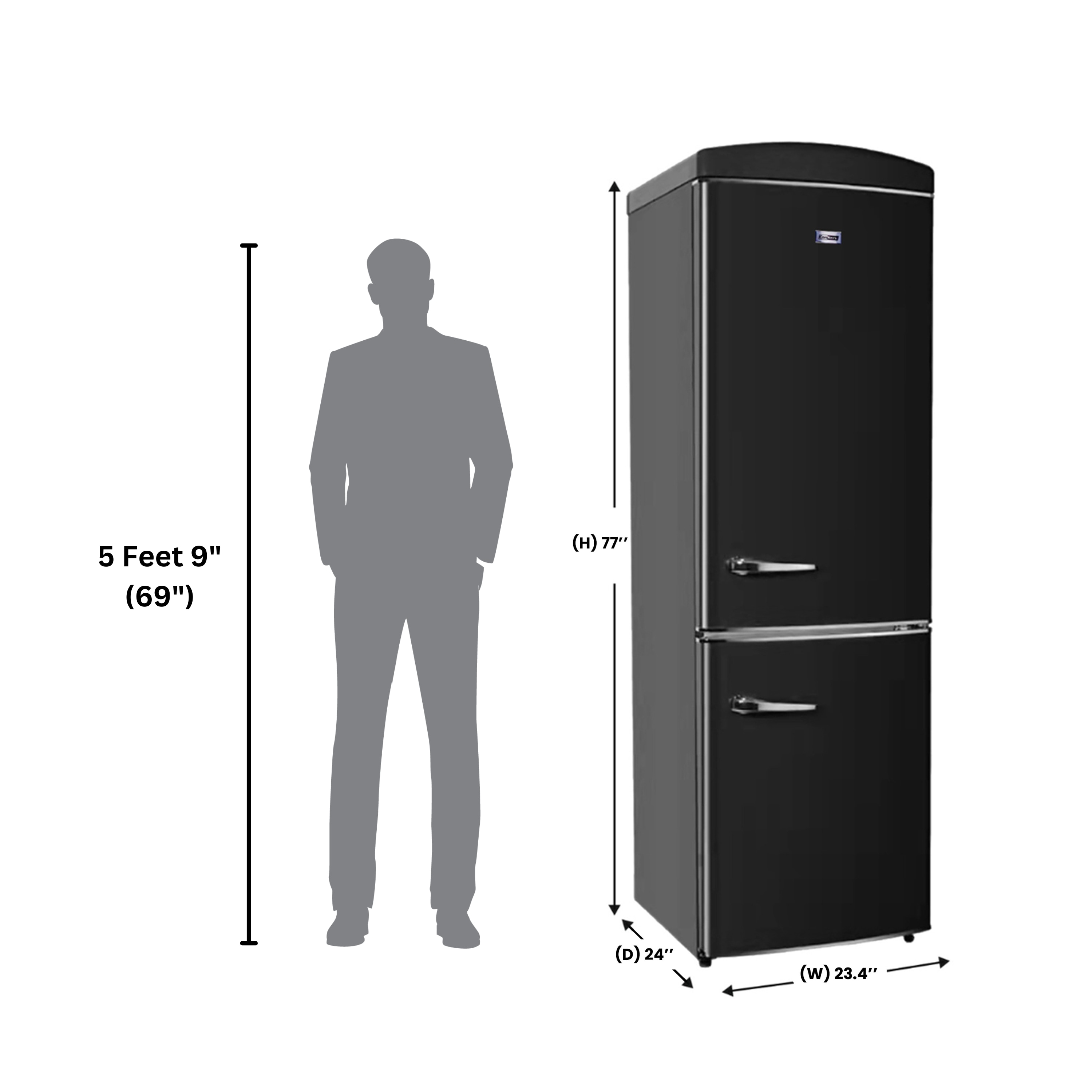 ConServ RF 132 B Bottom-Freezer-Refrigerators - View #3