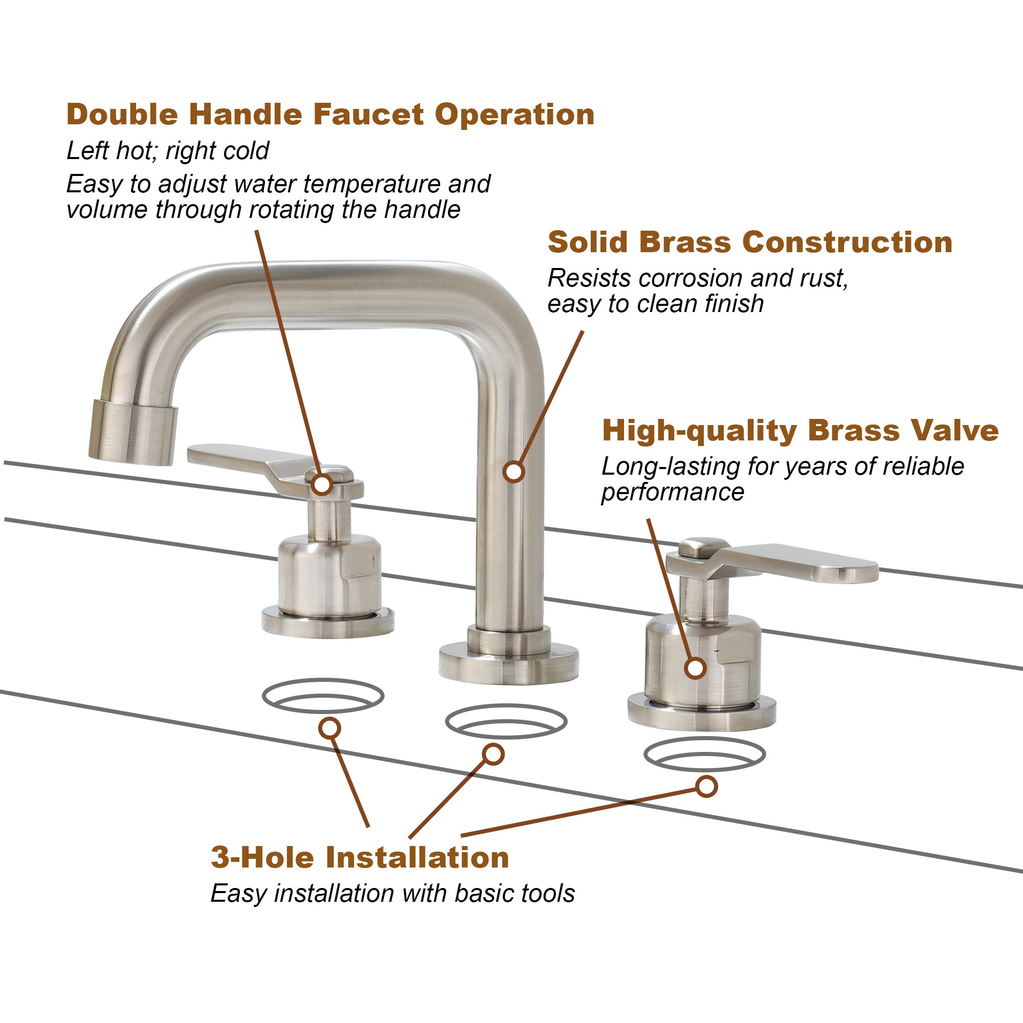 CASAINC KCLT0003-BN Lavatory-Faucets - View #9