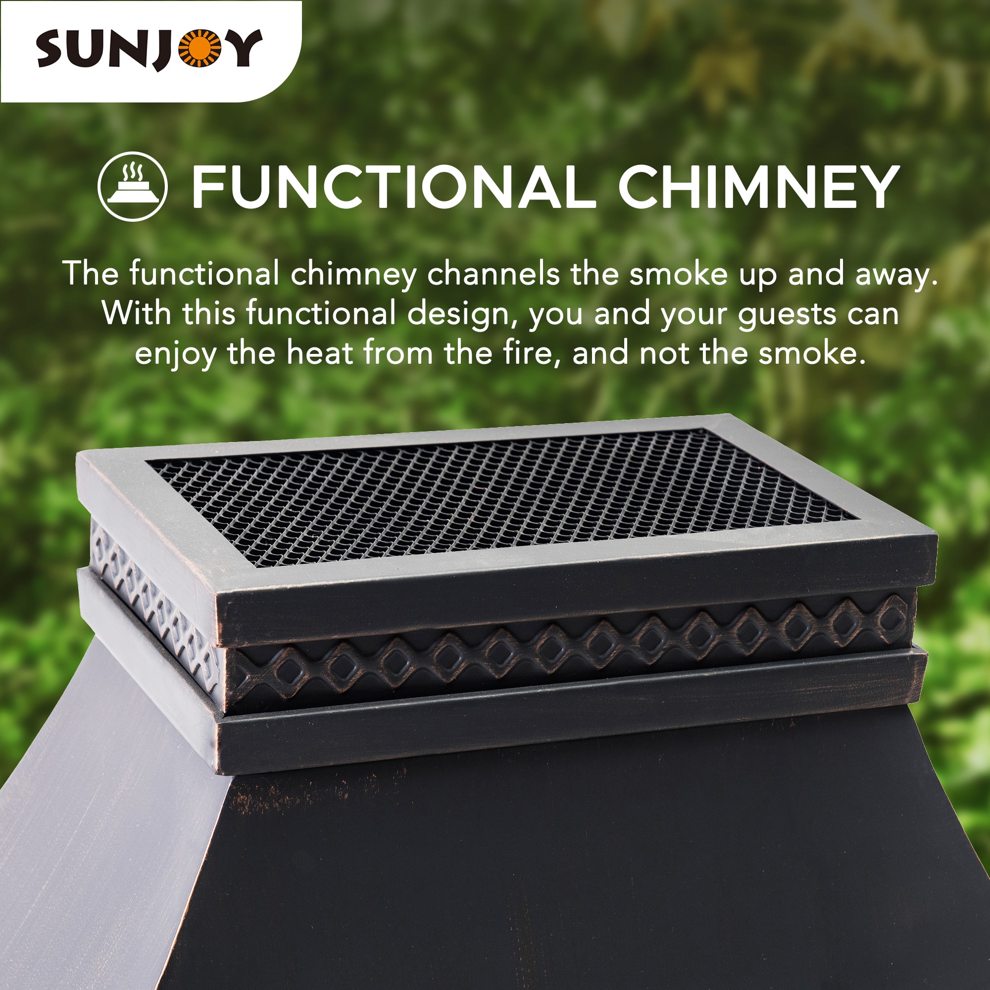 Sunjoy 168806 Outdoor-Wood-Burning-Fireplaces - View #8