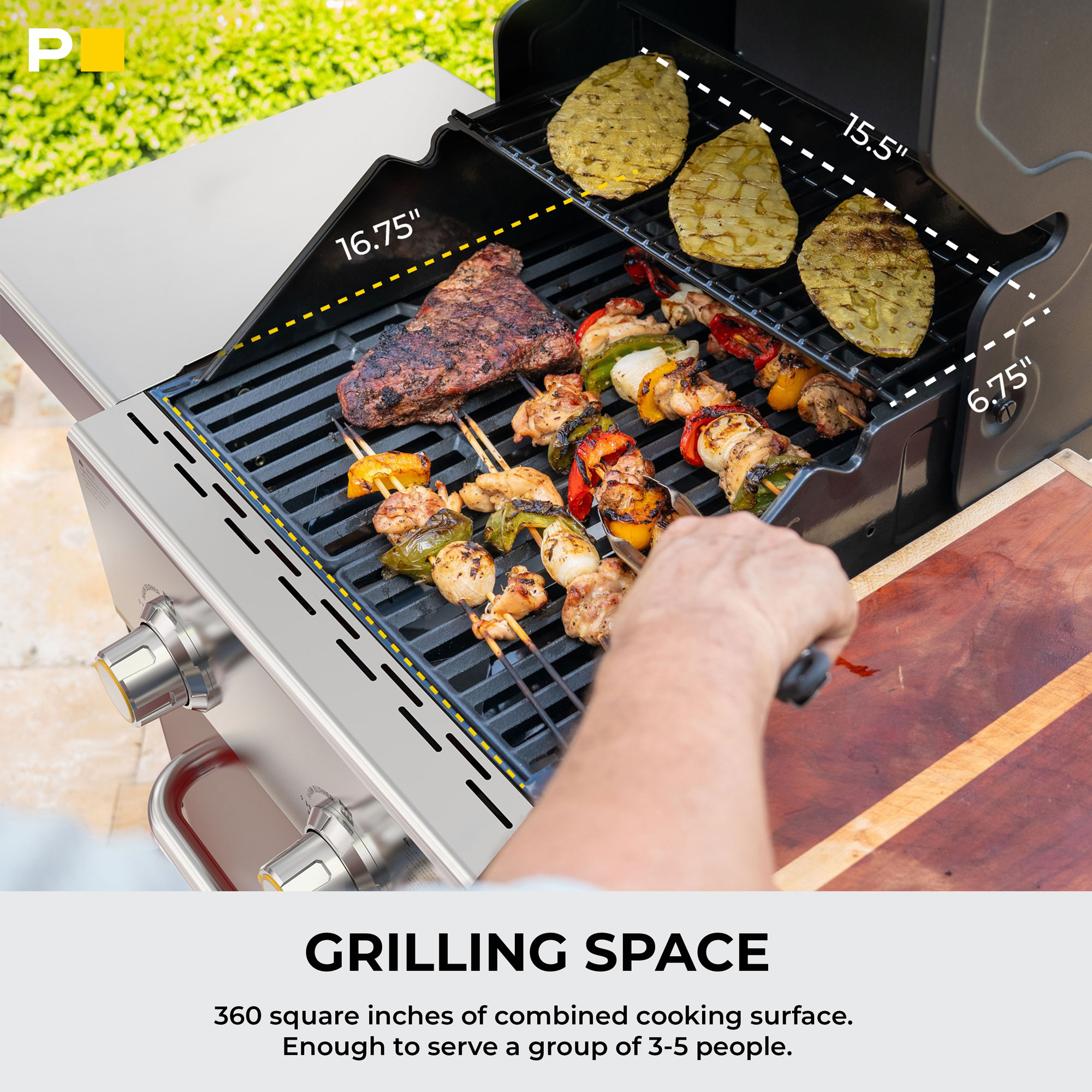 Permasteel PG-40201-RD Gas-Grill - View #4
