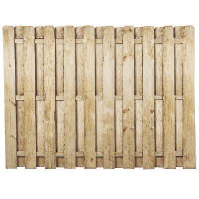 Severe Weather 6 Ft X 8 Ft Pressure Treated Spruce Fence Panel At