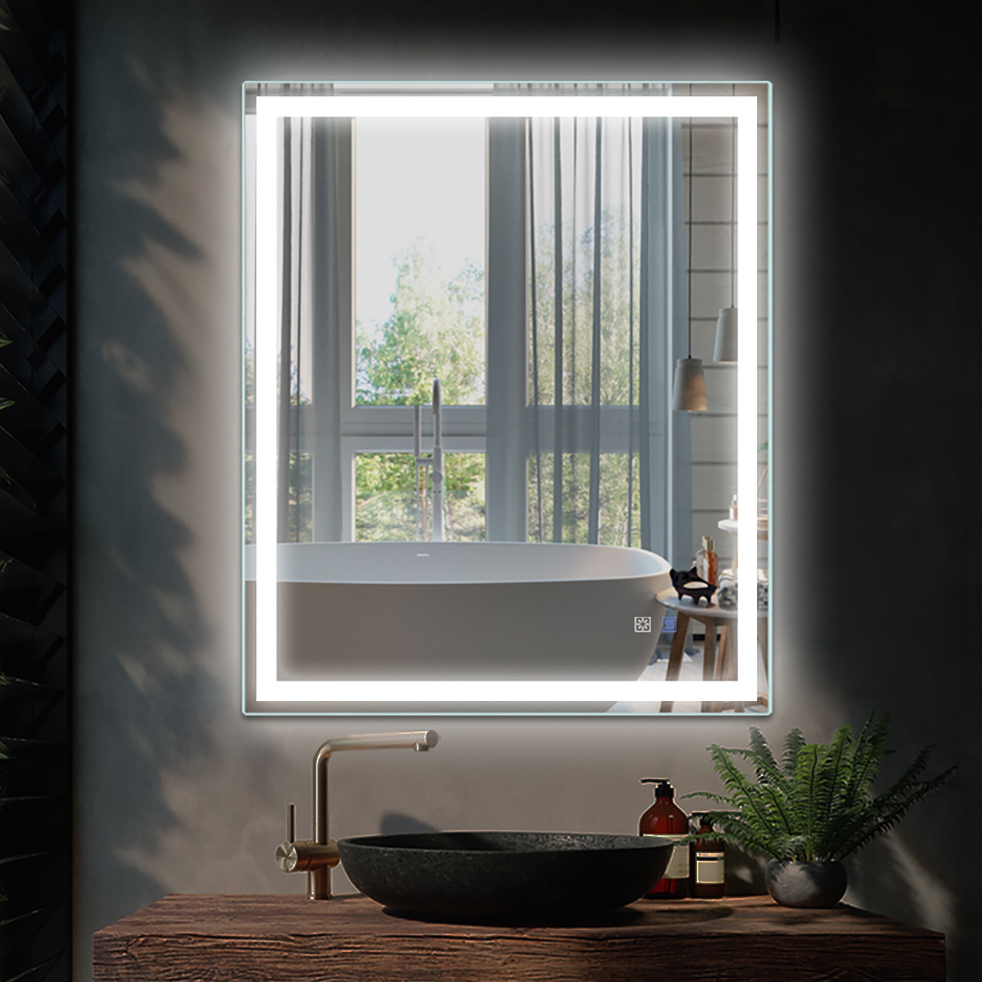 Forclover JSEXJQ3036-BV Framed-Bath-Mirrors - View #6