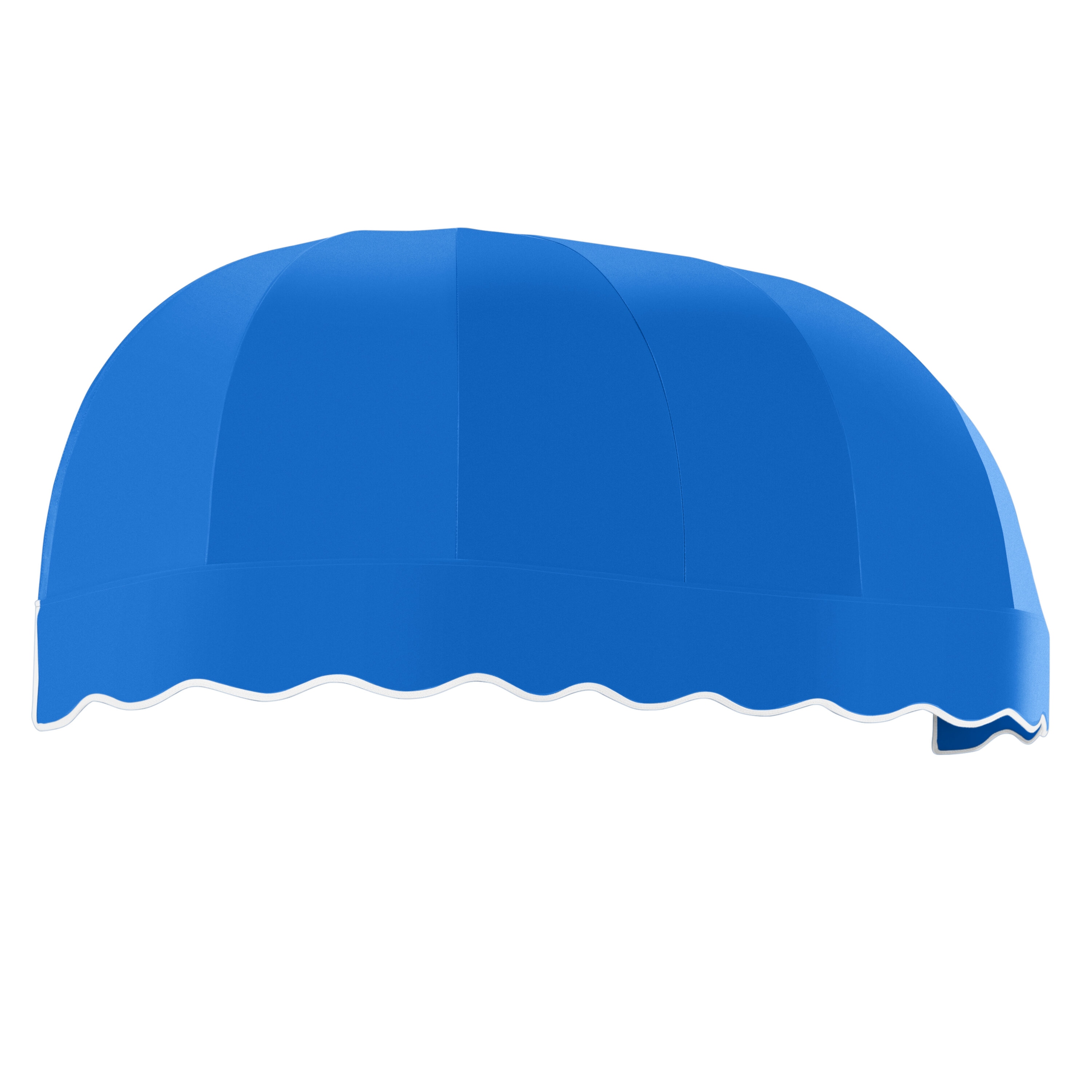 Awntech RC22-L-4BB Chicago 52.5-in Wide x 24-in Projection x 31-in Height Fabric Bright Blue Solid Fixed Window/Door Awning