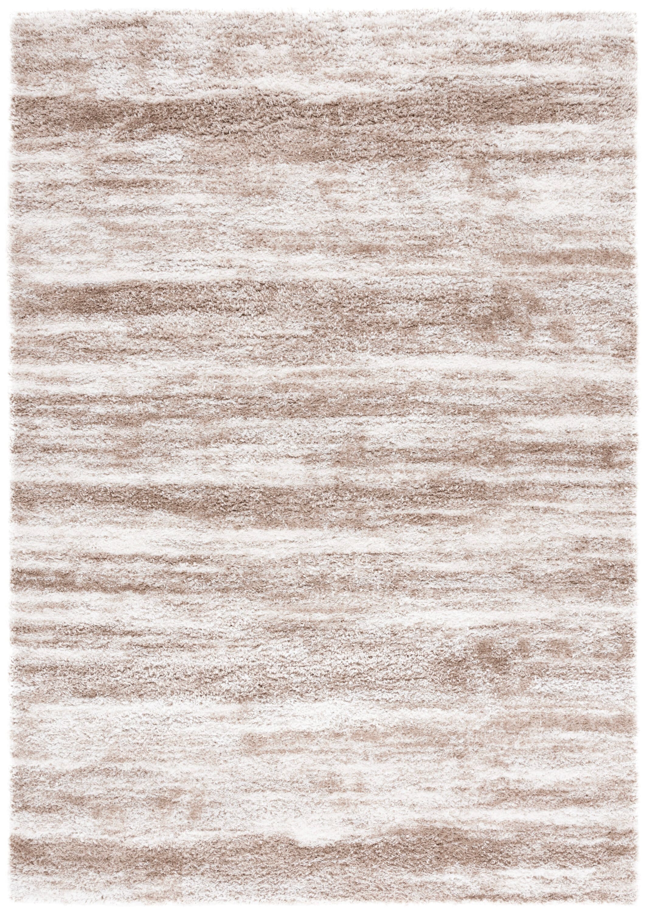 Safavieh PNL510E-5 5 x 8 (ft) Loomed Polyester Taupe/Ivory Rectangular Indoor Distressed/Overdyed Mid-Century Modern Area rug