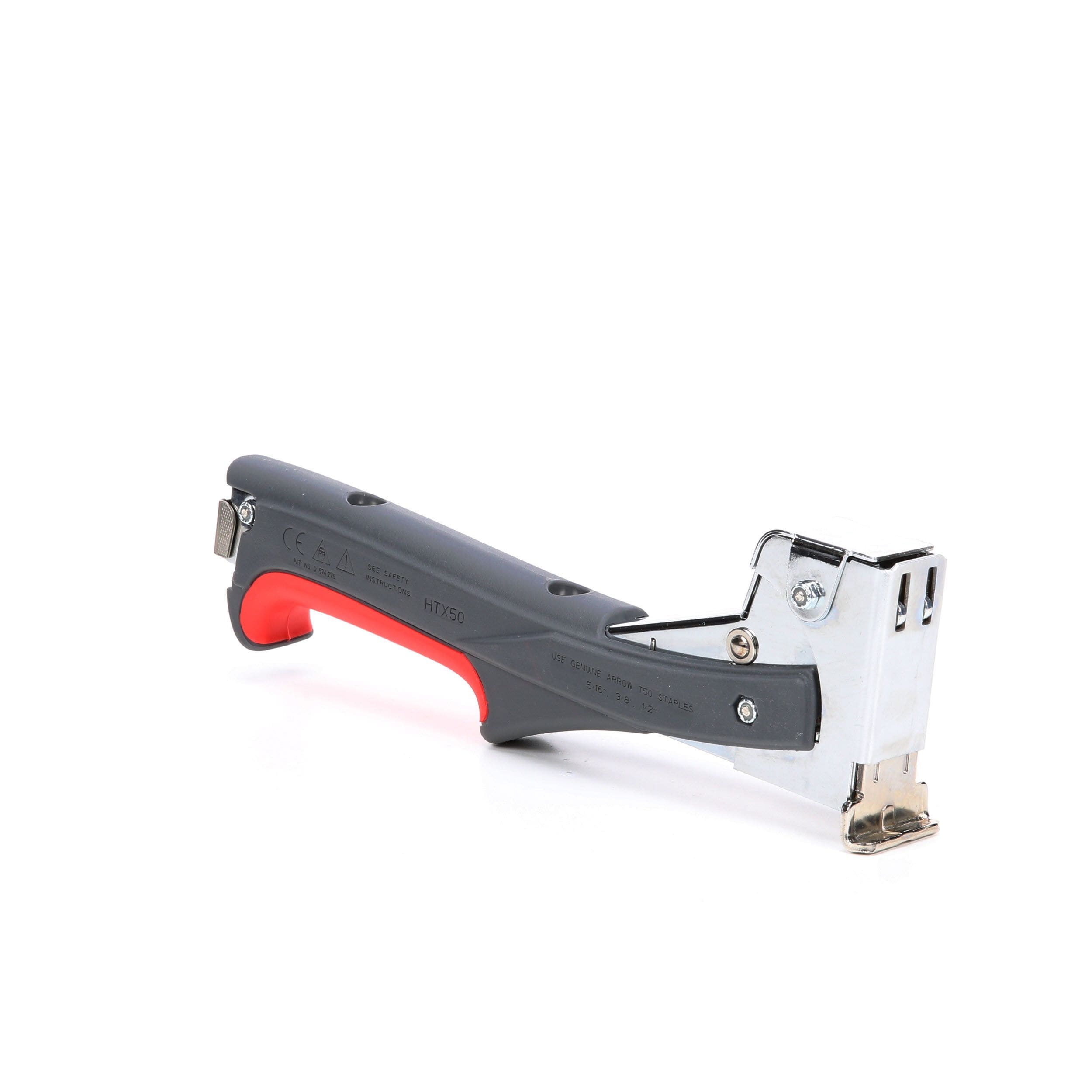 Hammer Tacker With Soft Grip Arrow T50 Staples Heavy Duty Stapling Tools