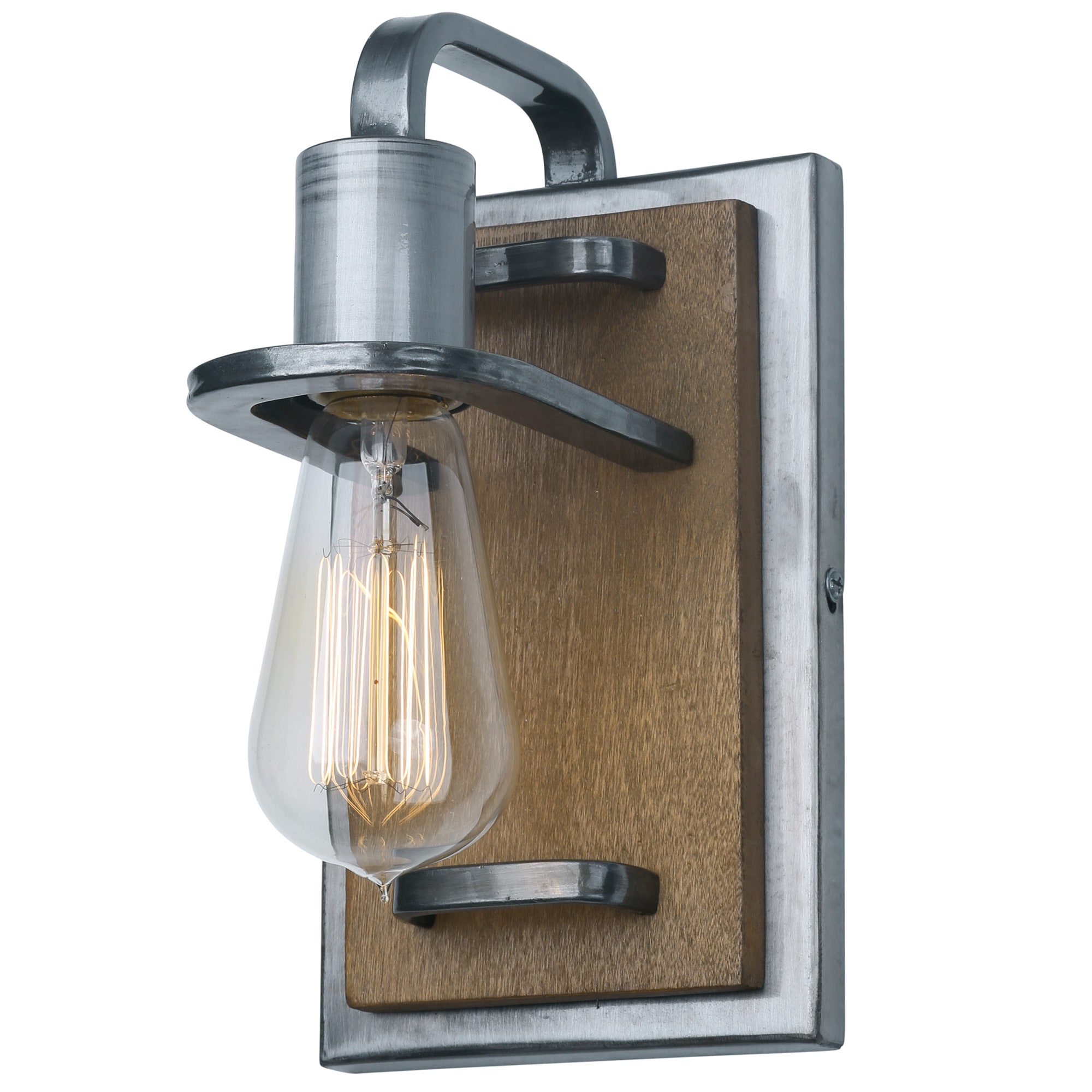 Varaluz 268B01SLW Lofty 5-in 1 -Light Steel Transitional Vanity light