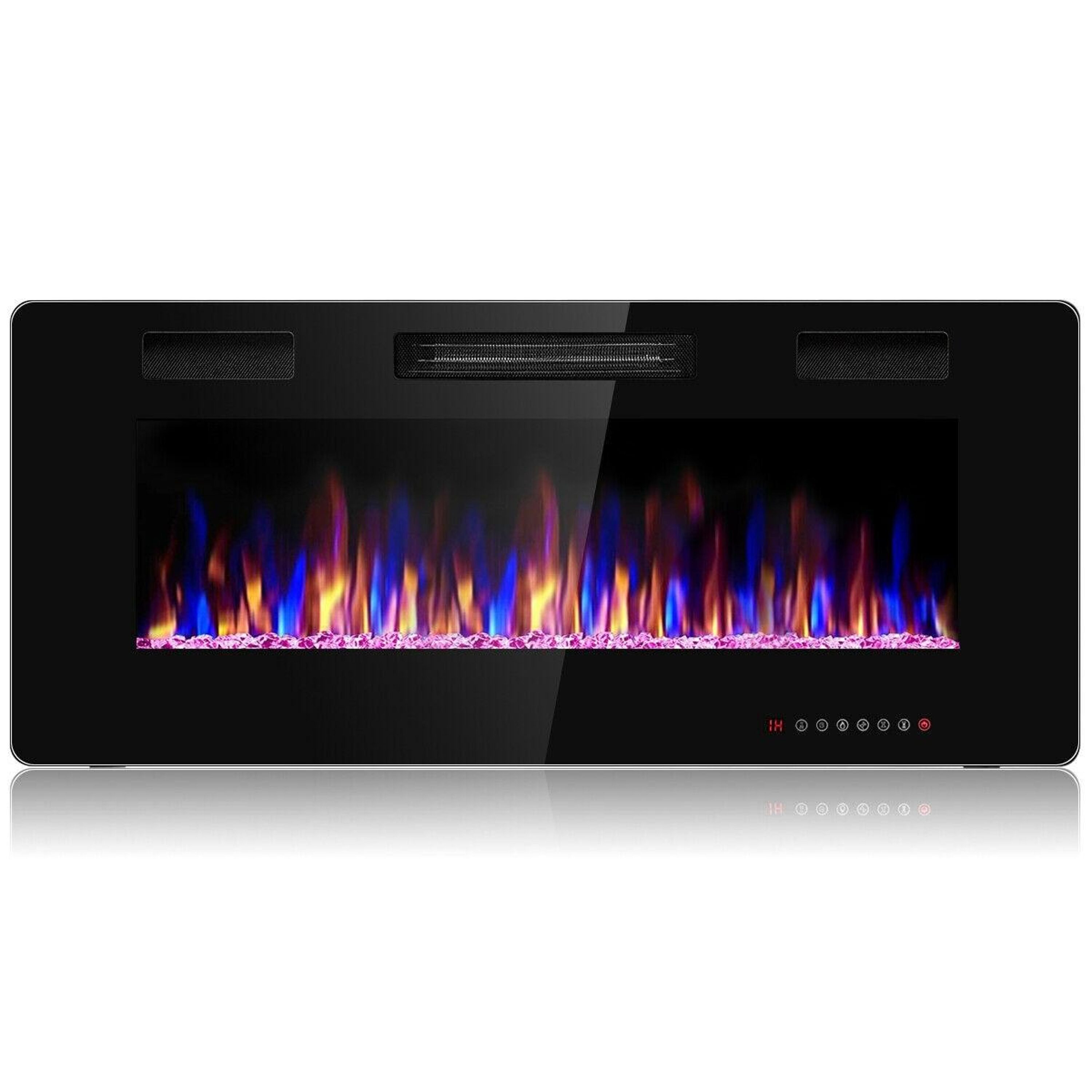 BABOOM 42-in W Black Fan-forced Electric Fireplace BOM-24704-CO Sansujyuku sansujyuku.com