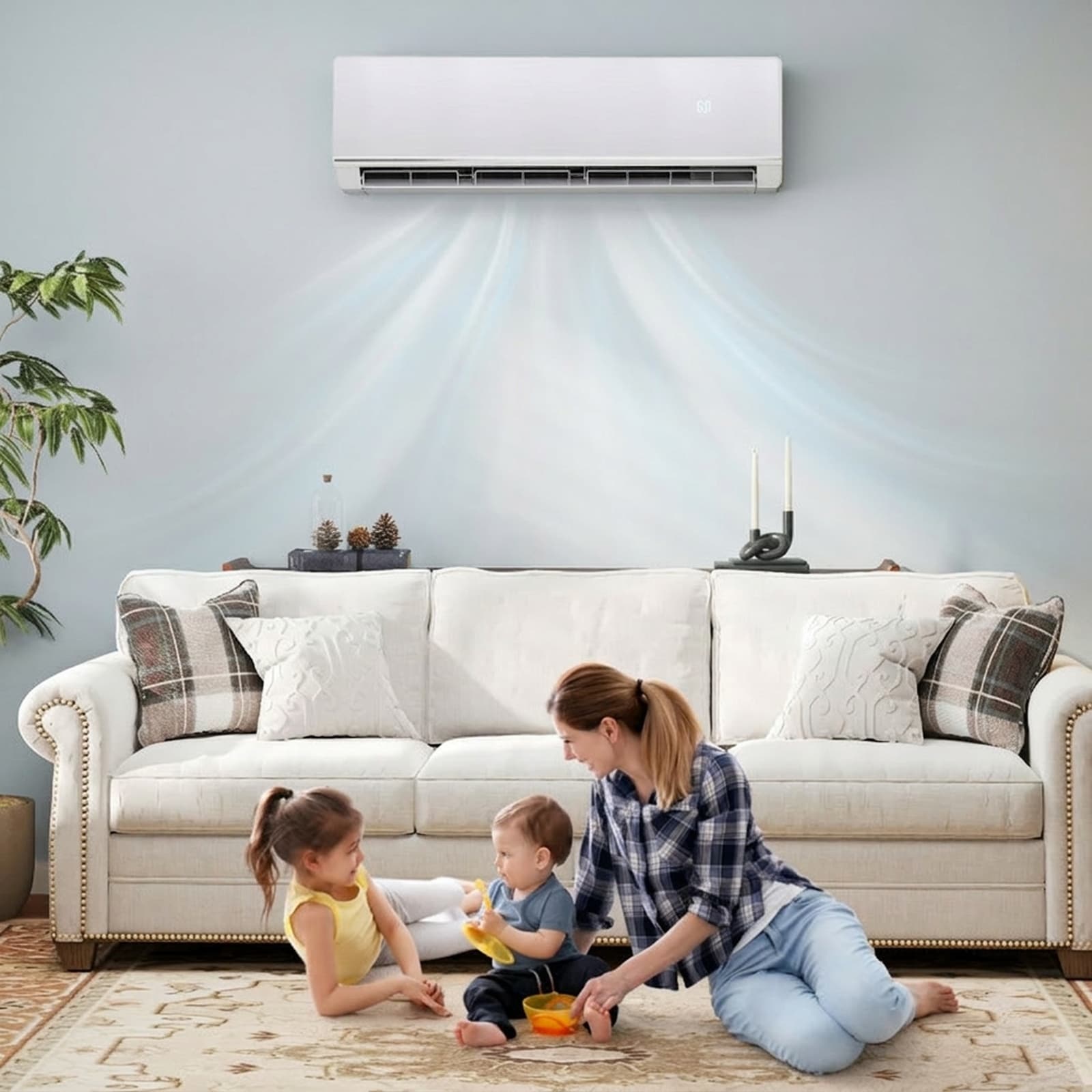 SUGIFT 22500 BTU 25 SEER2 208-230V Mini Split Heat Pump WiFi Enabled Heating Down to -15 Degrees F for Rooms Up to 1500 sq ft Sansujyuku sansujyuku.com