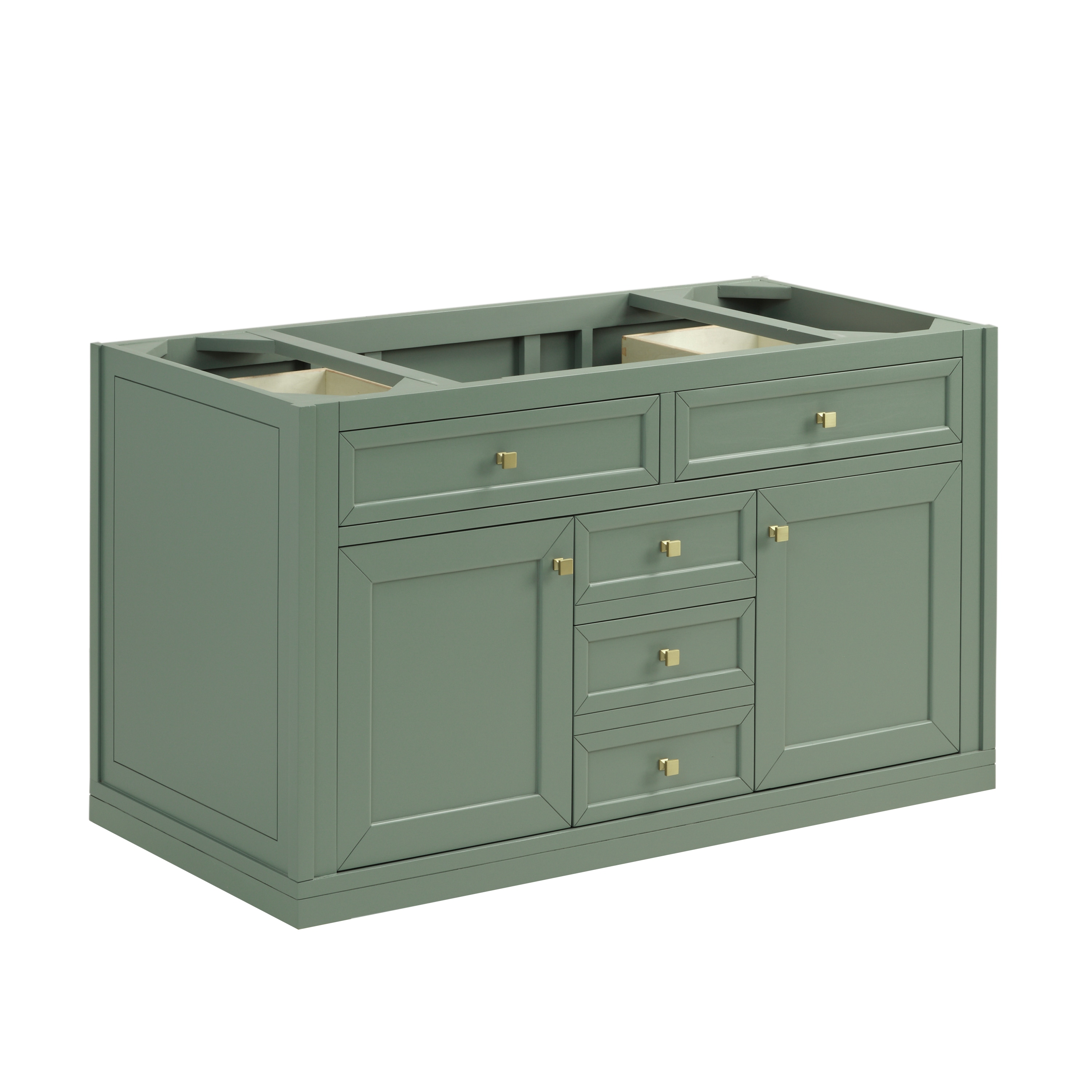 James Martin Vanities 503-V48-SC Chicago 48-in Smokey Celadon Bathroom Vanity Base Cabinet without Top