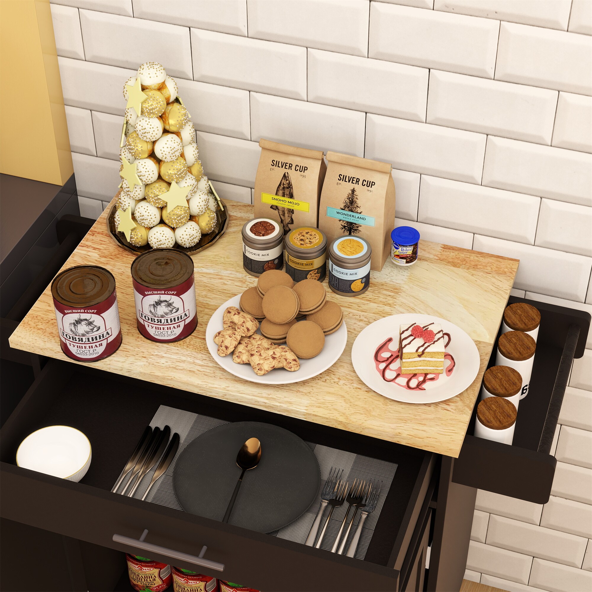 BABOOM BOM-W38986-OR Kitchen-Furniture - View #6