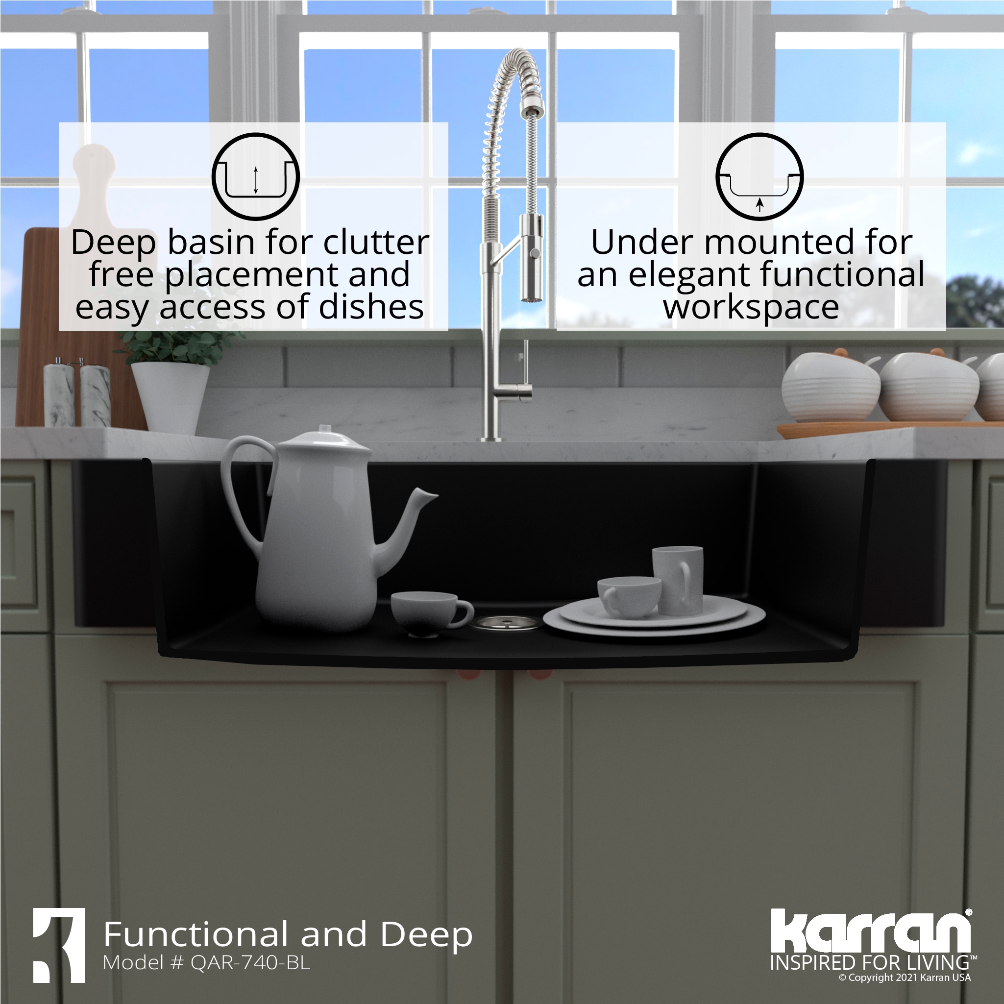 Karran QAR-740-BL Kitchen-Sinks - View #8